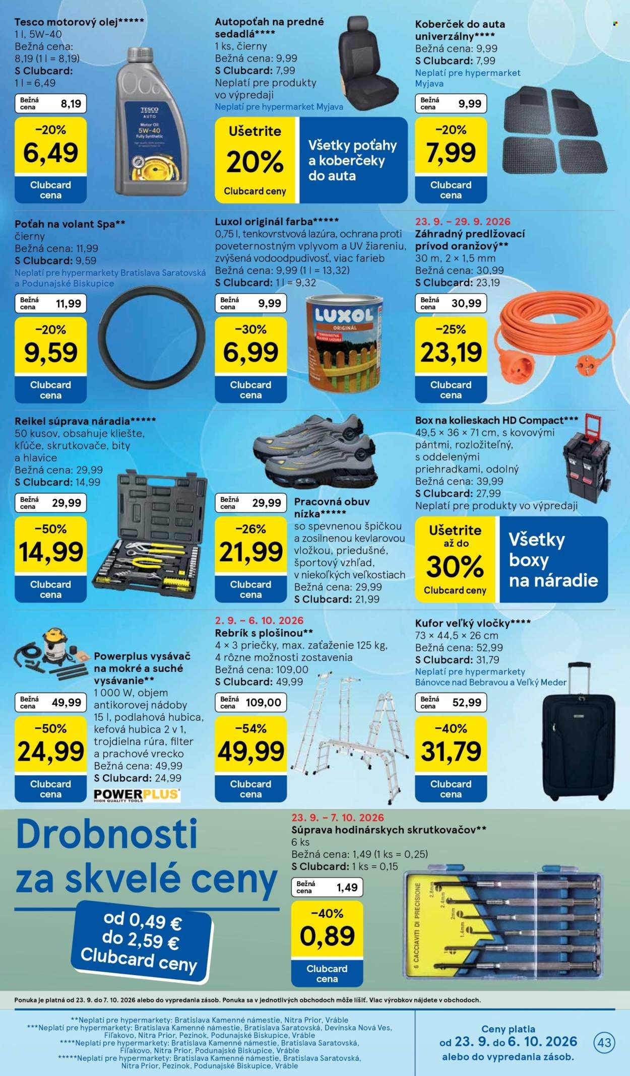 TESCO leták - Od stredy 23.9.2026