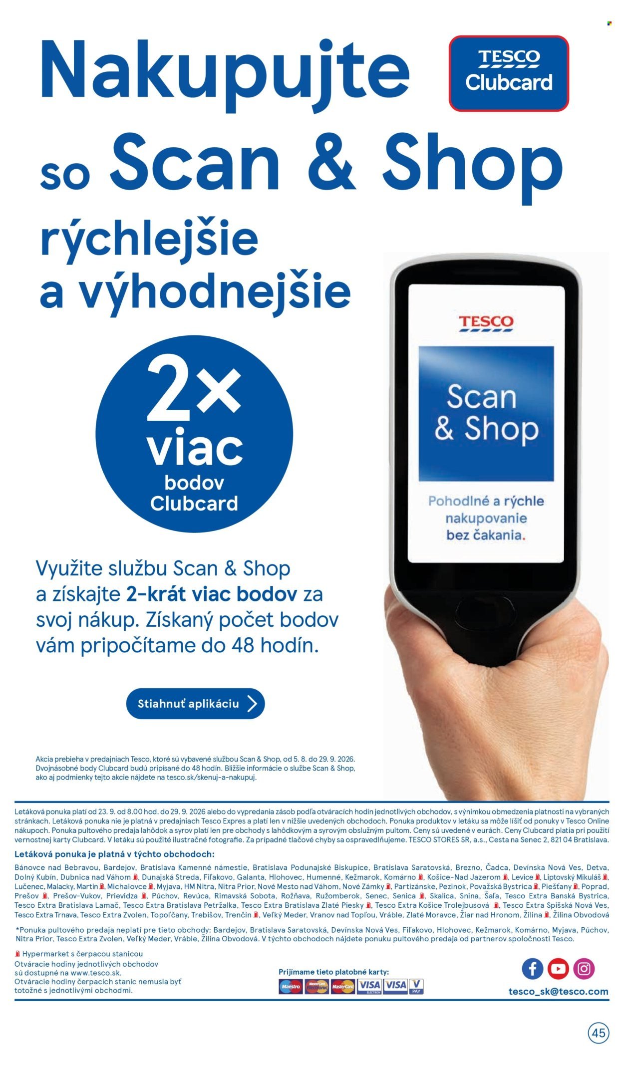 TESCO leták - Od stredy 23.9.2026