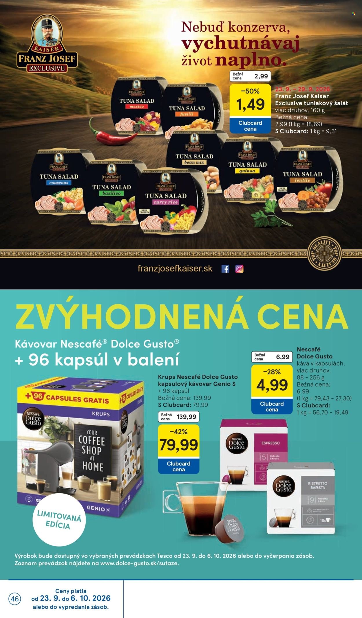 TESCO leták - Od stredy 23.9.2026