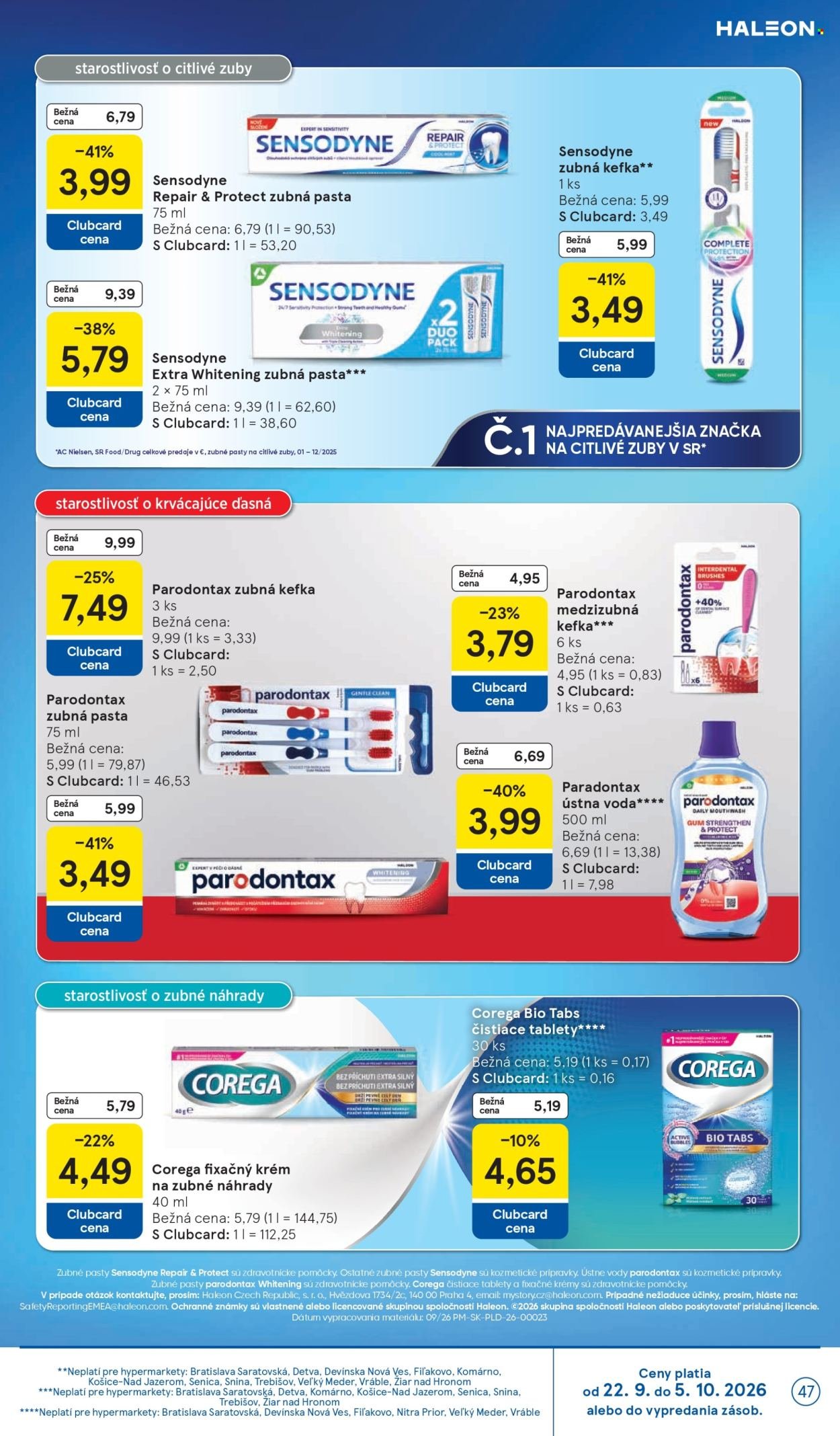 TESCO leták - Od stredy 23.9.2026