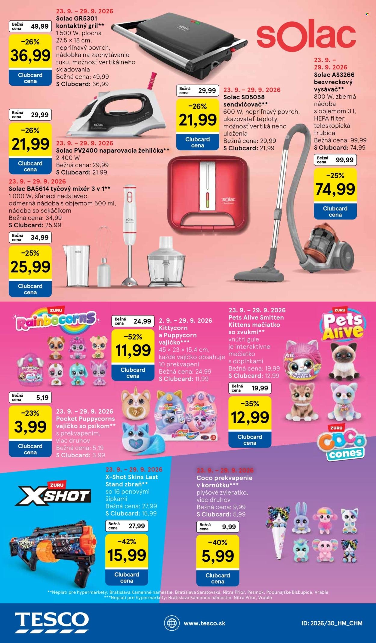 TESCO leták - Od stredy 23.9.2026