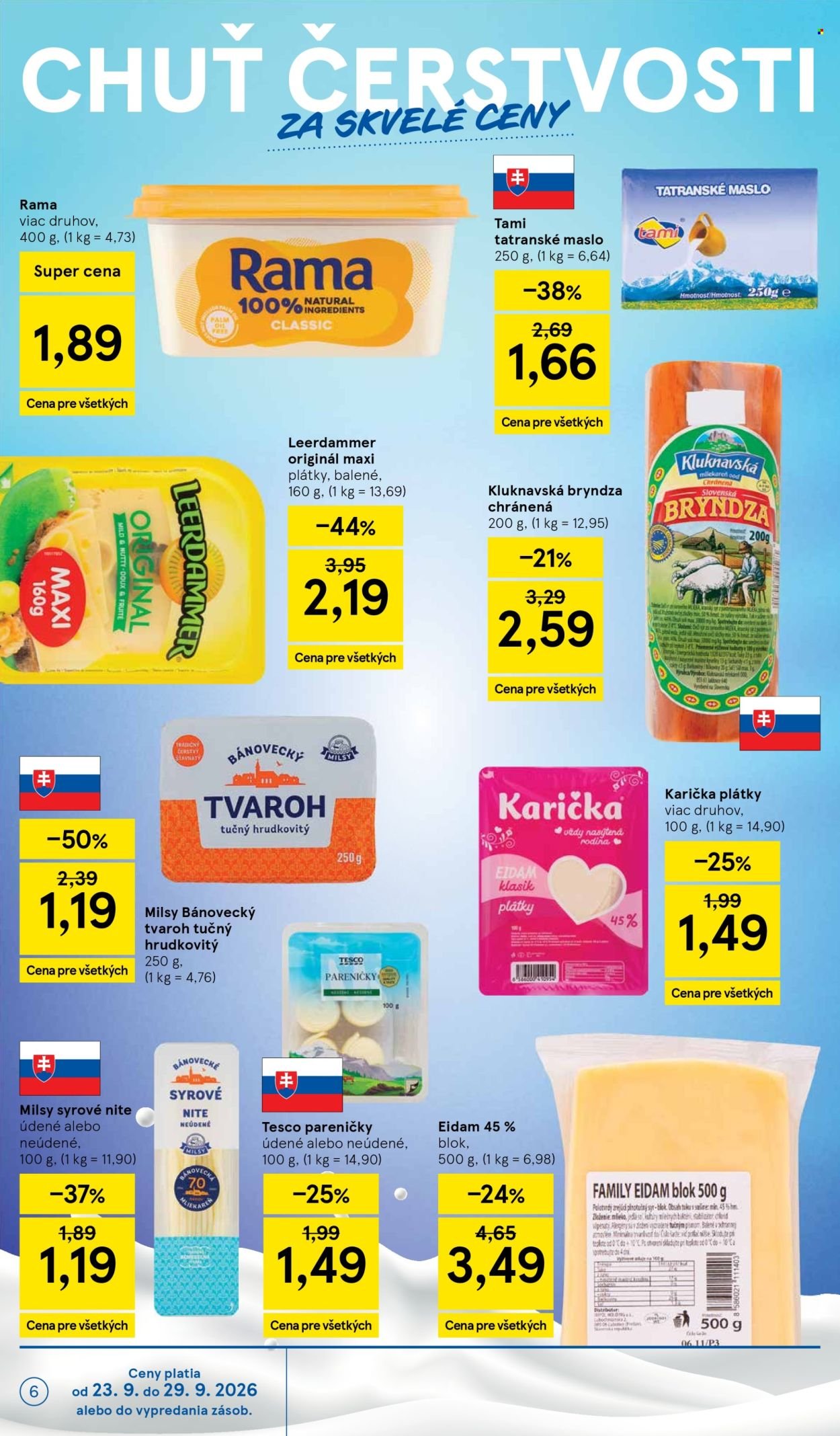 TESCO leták - Od stredy 23.9.2026