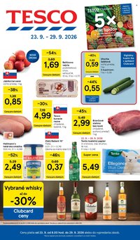 TESCO leták - Od stredy 23.9.2026