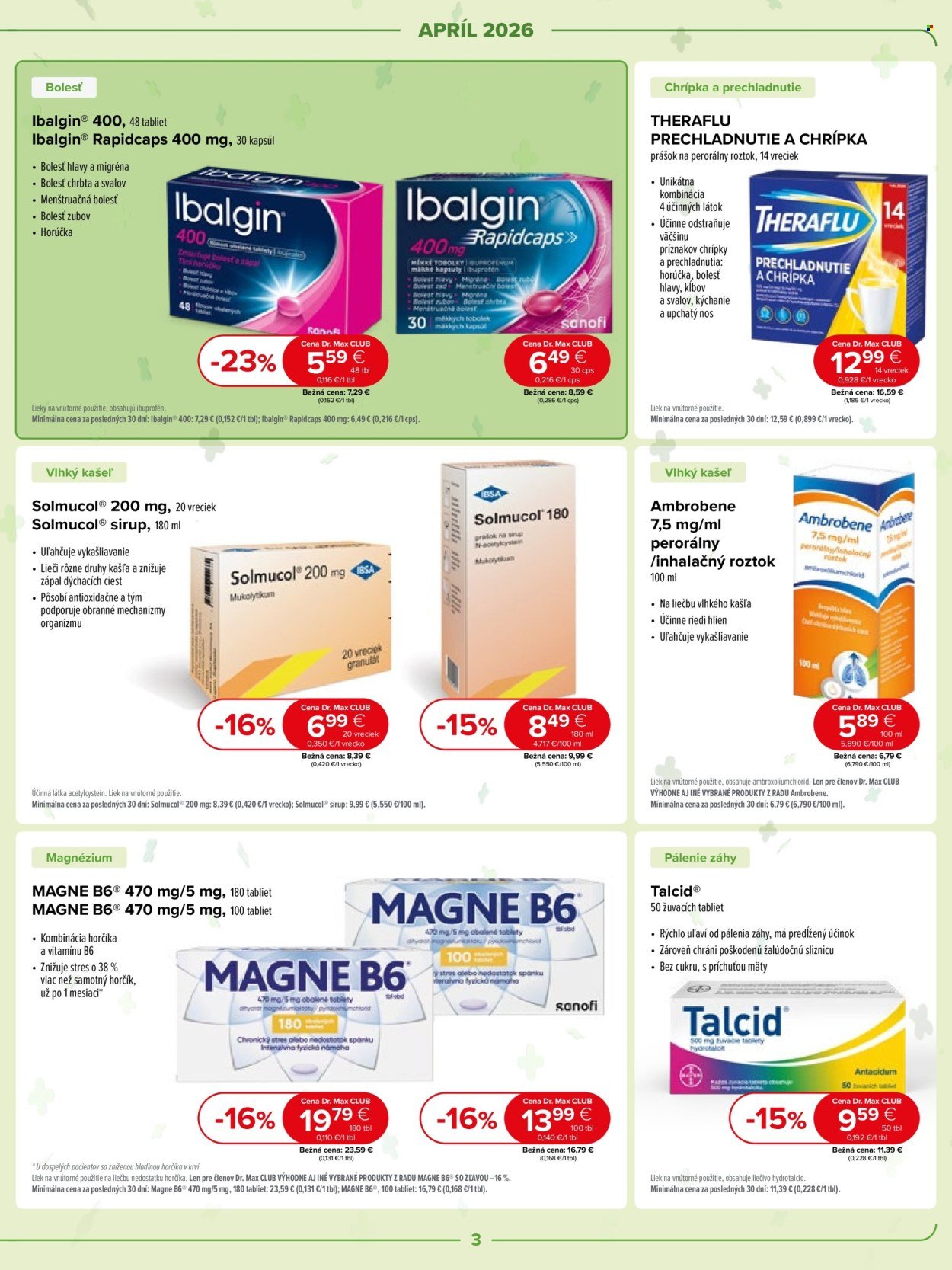 DR. MAX leták - Od stredy 1.4.2026 (2026-04-01 - 2026-04-30) | 3