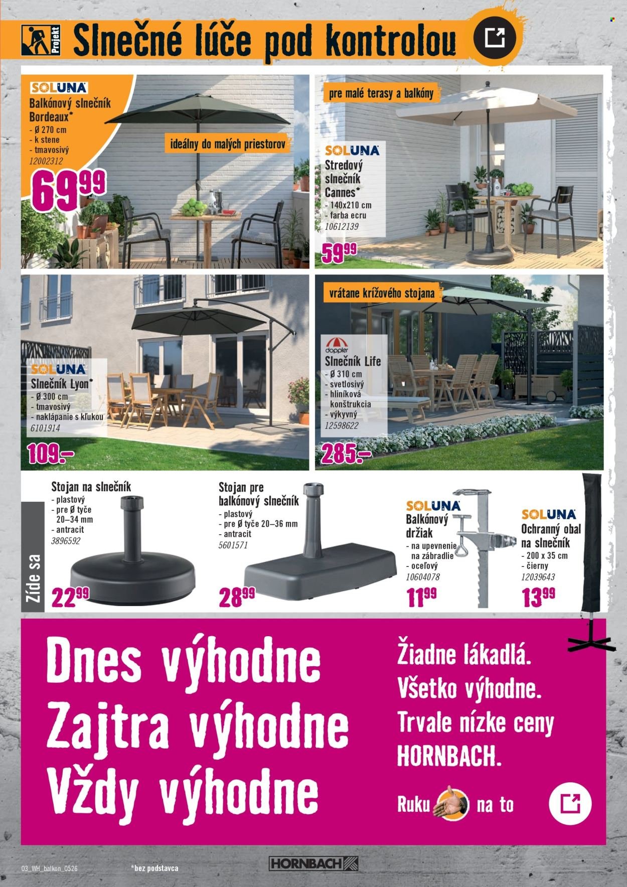 HORNBACH leták - Váš ďalší projekt - Balkon (2026-05-13 - 2026-05-27) | 3