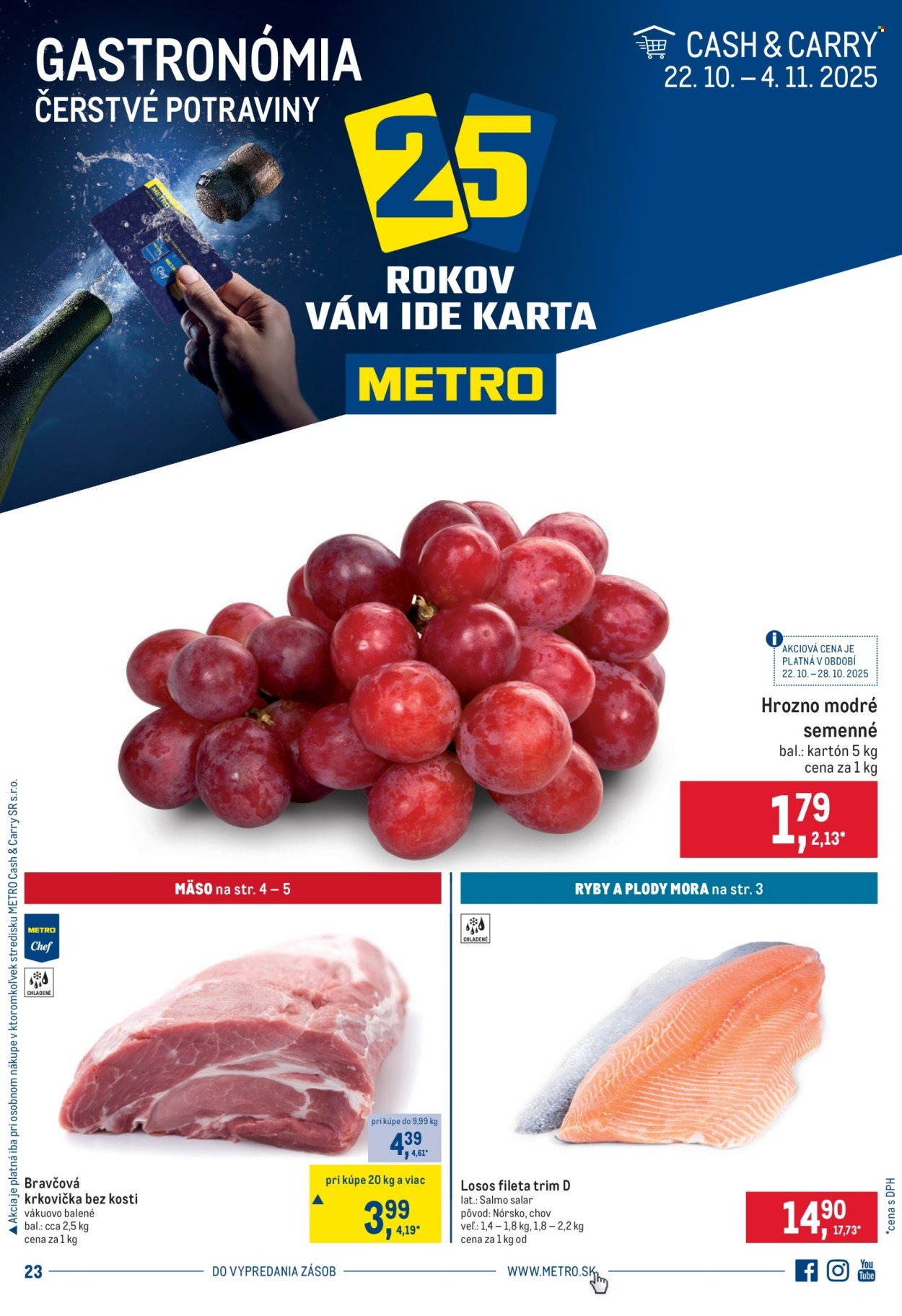 METRO leták - Gastronómia (2025-10-22 - 2025-11-04) | 1