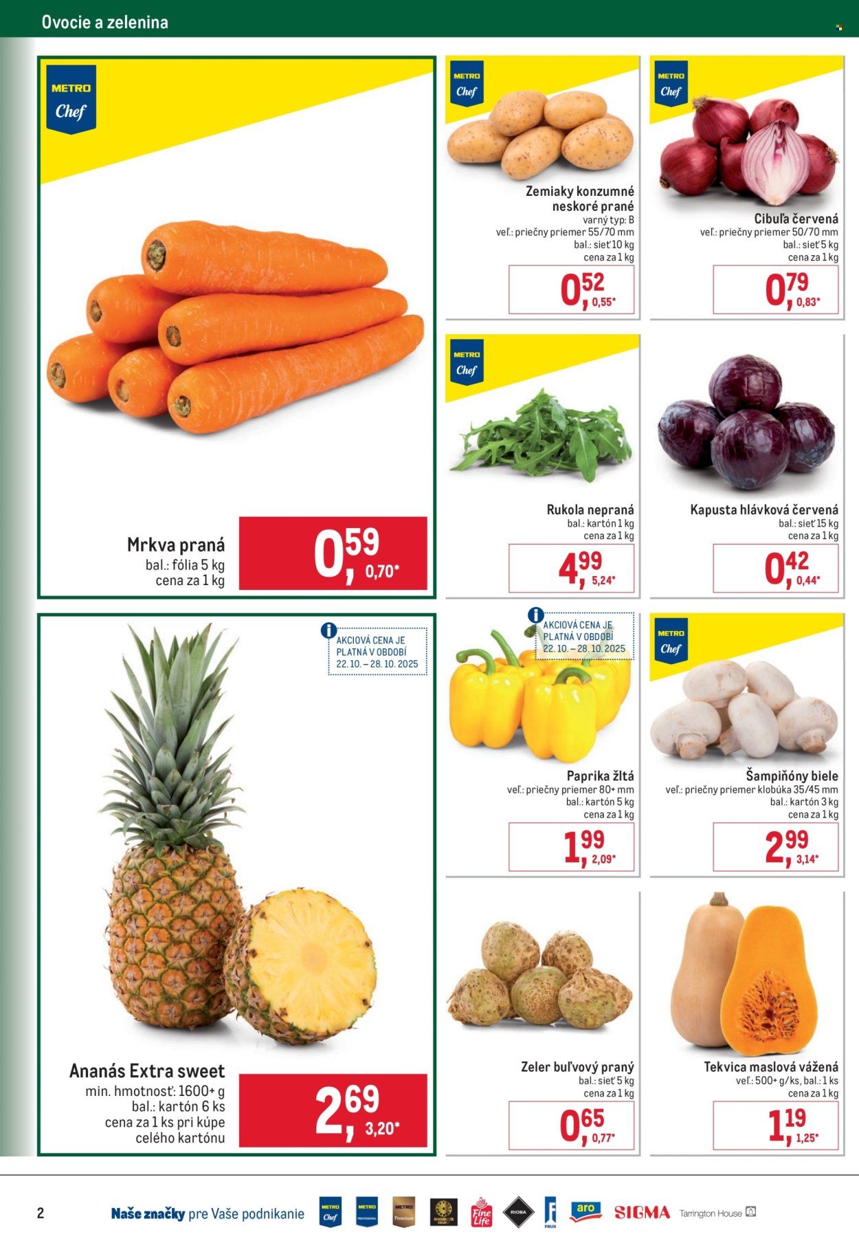 METRO leták - Gastronómia (2025-10-22 - 2025-11-04) | 2