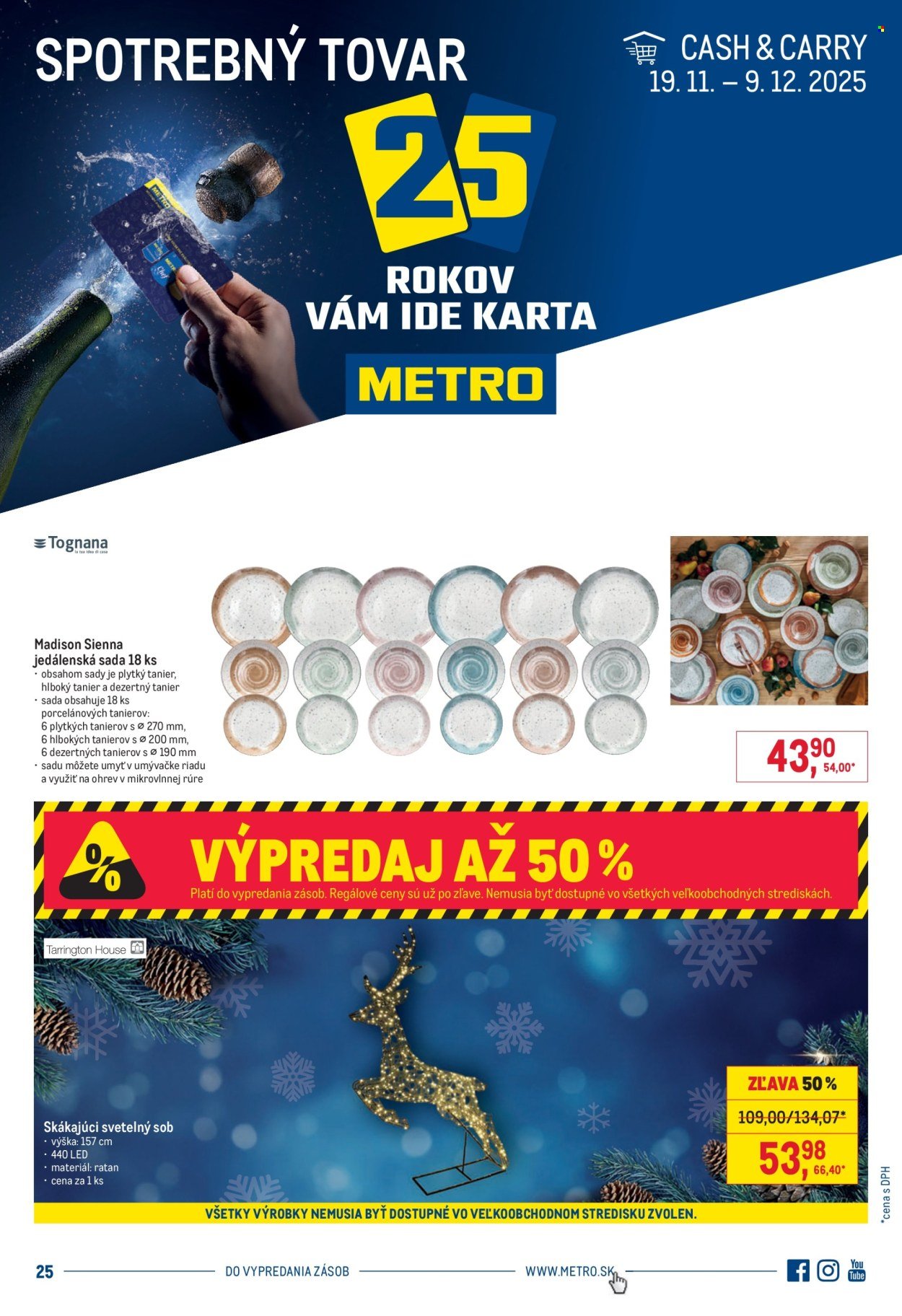 METRO leták - Spotrebný tovar (2025-11-19 - 2025-12-09) | 1