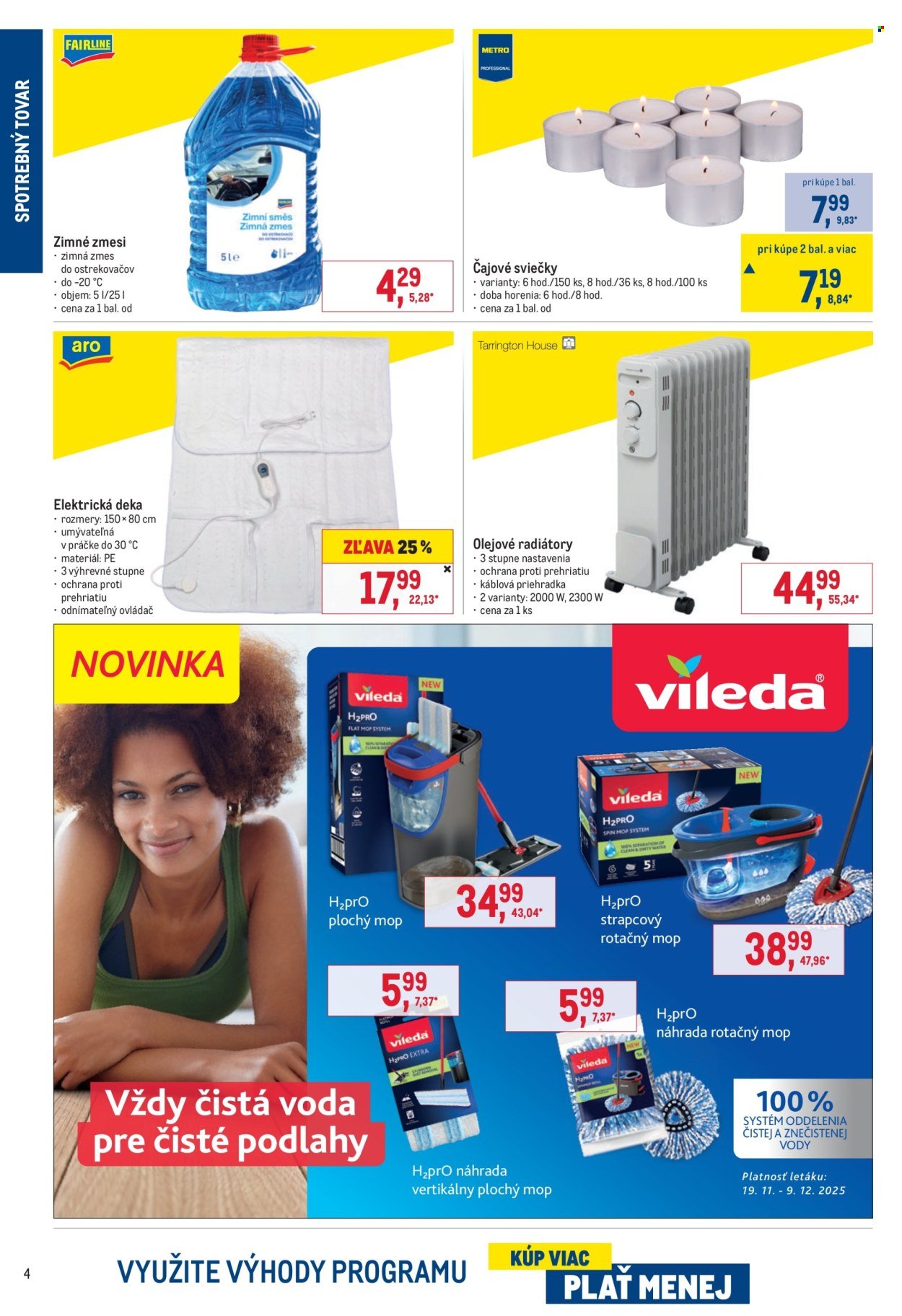 METRO leták - Spotrebný tovar (2025-11-19 - 2025-12-09) | 4