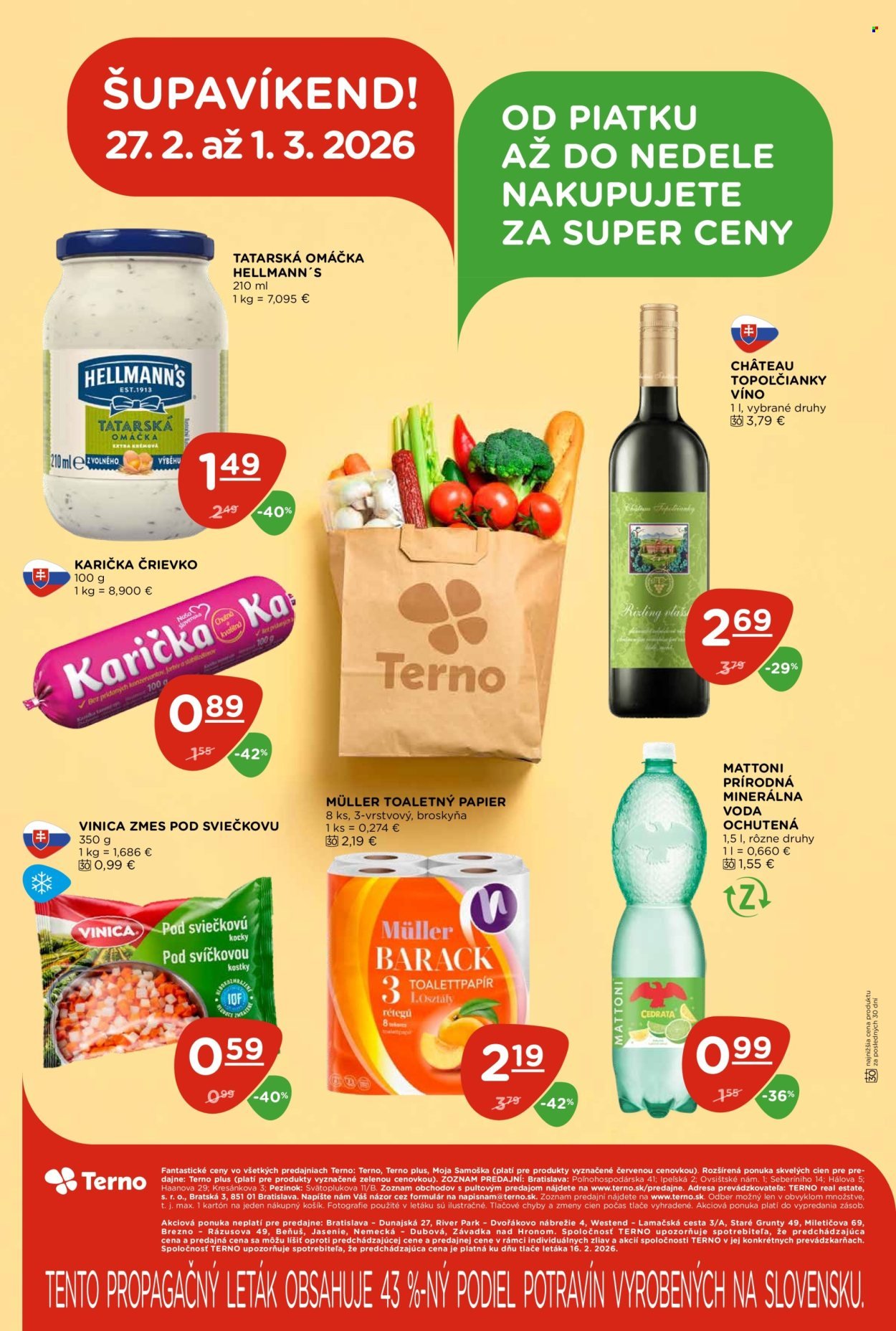 TERNO leták - Od štvrtka 26.2.2026 (2026-02-26 - 2026-03-04) | 20