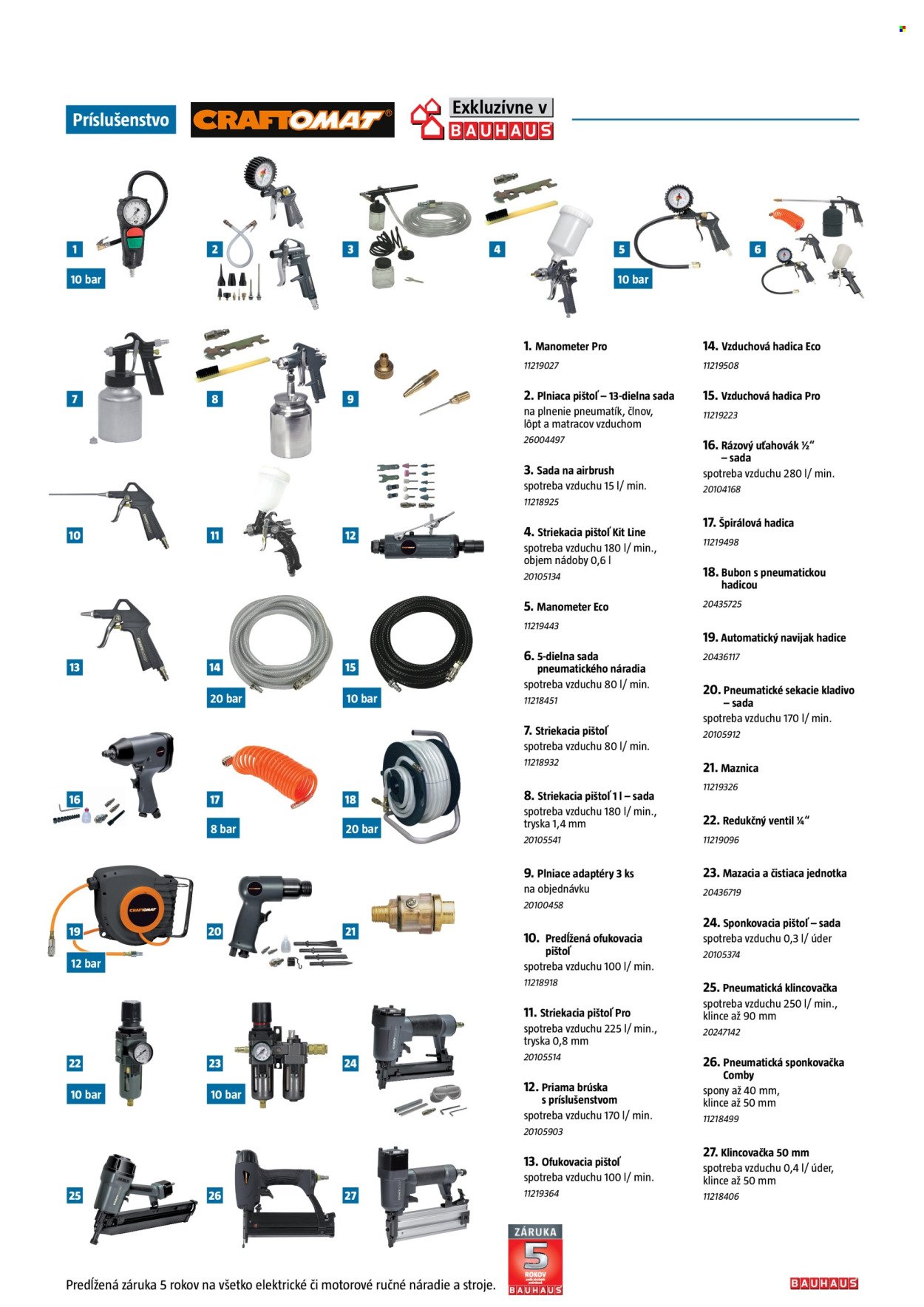 BAUHAUS leták - Kompresory (2025-12-31) | 5