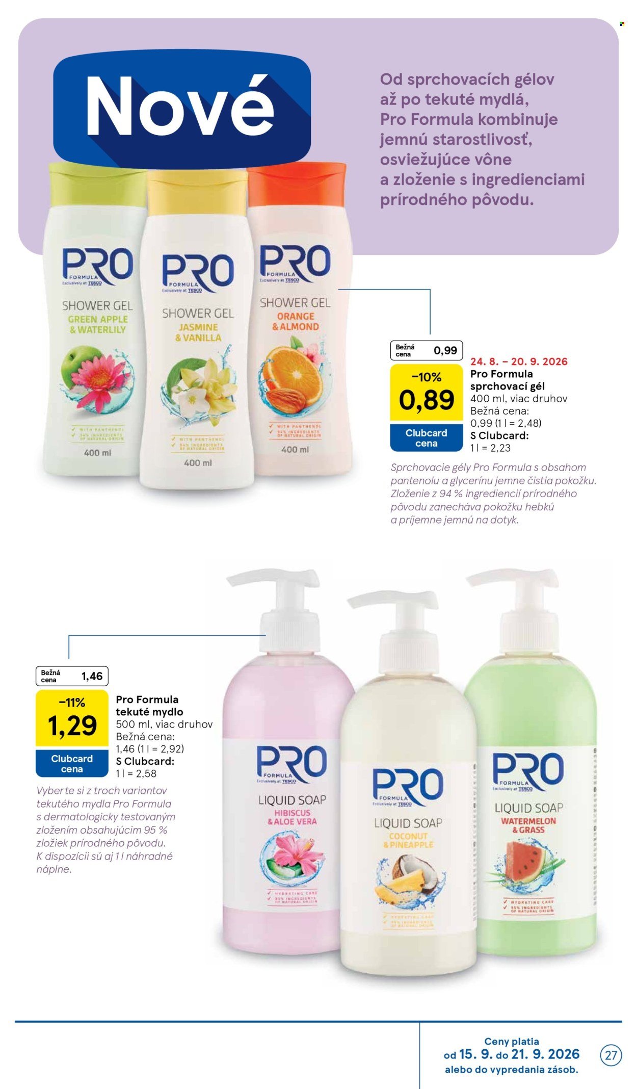 TESCO leták - Od stredy 16.9.2026