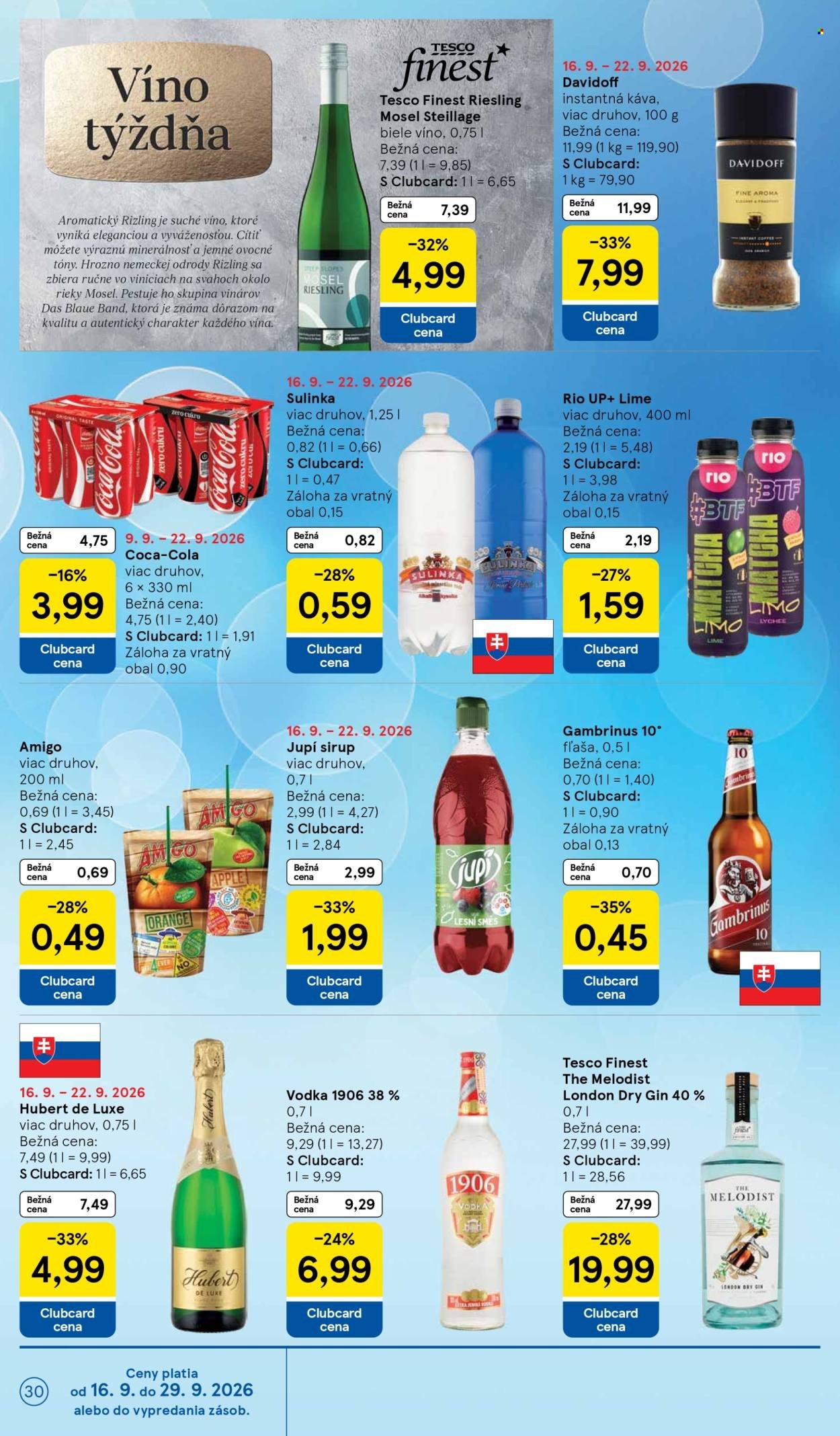 TESCO leták - Od stredy 16.9.2026