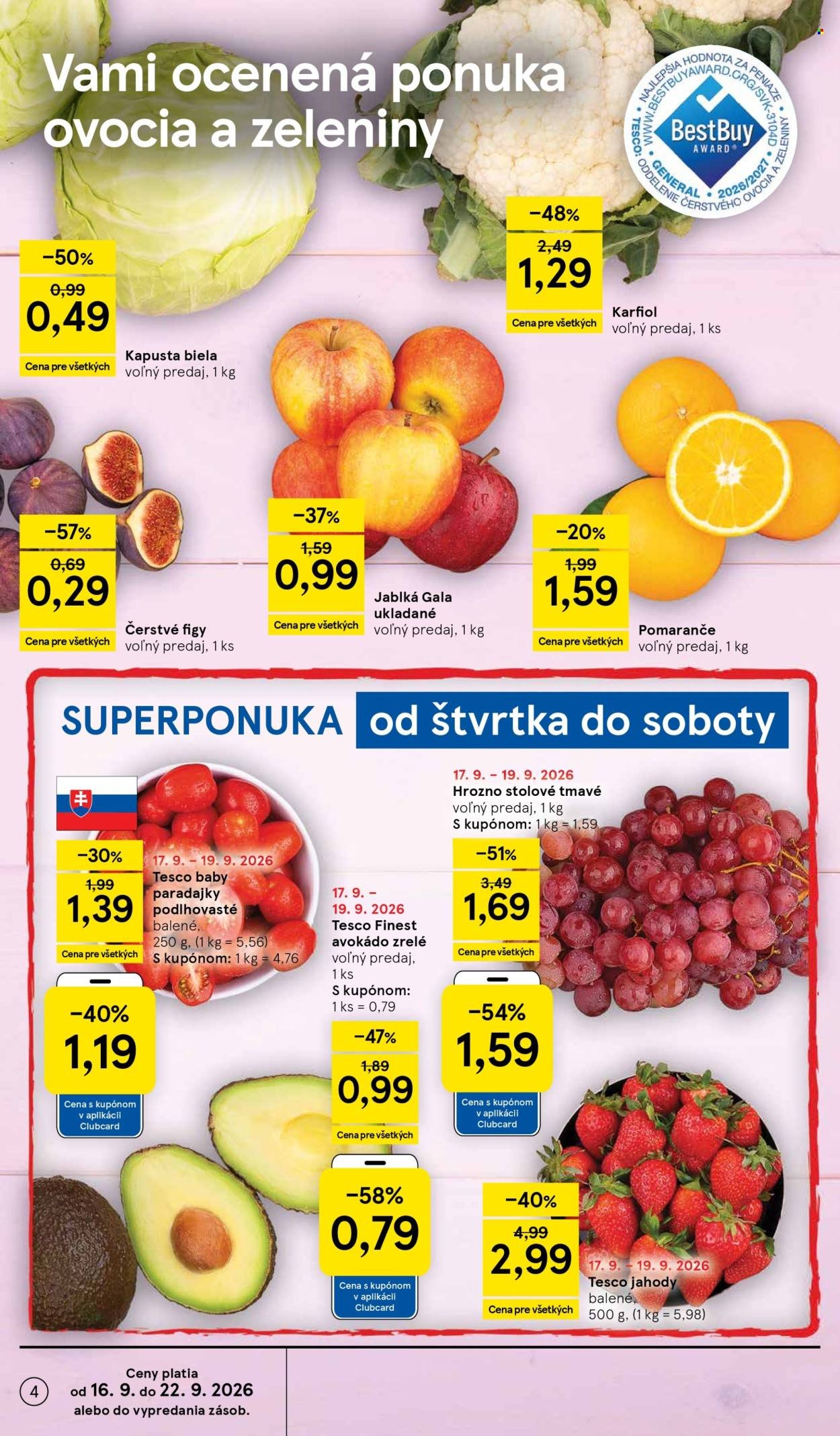 TESCO leták - Od stredy 16.9.2026