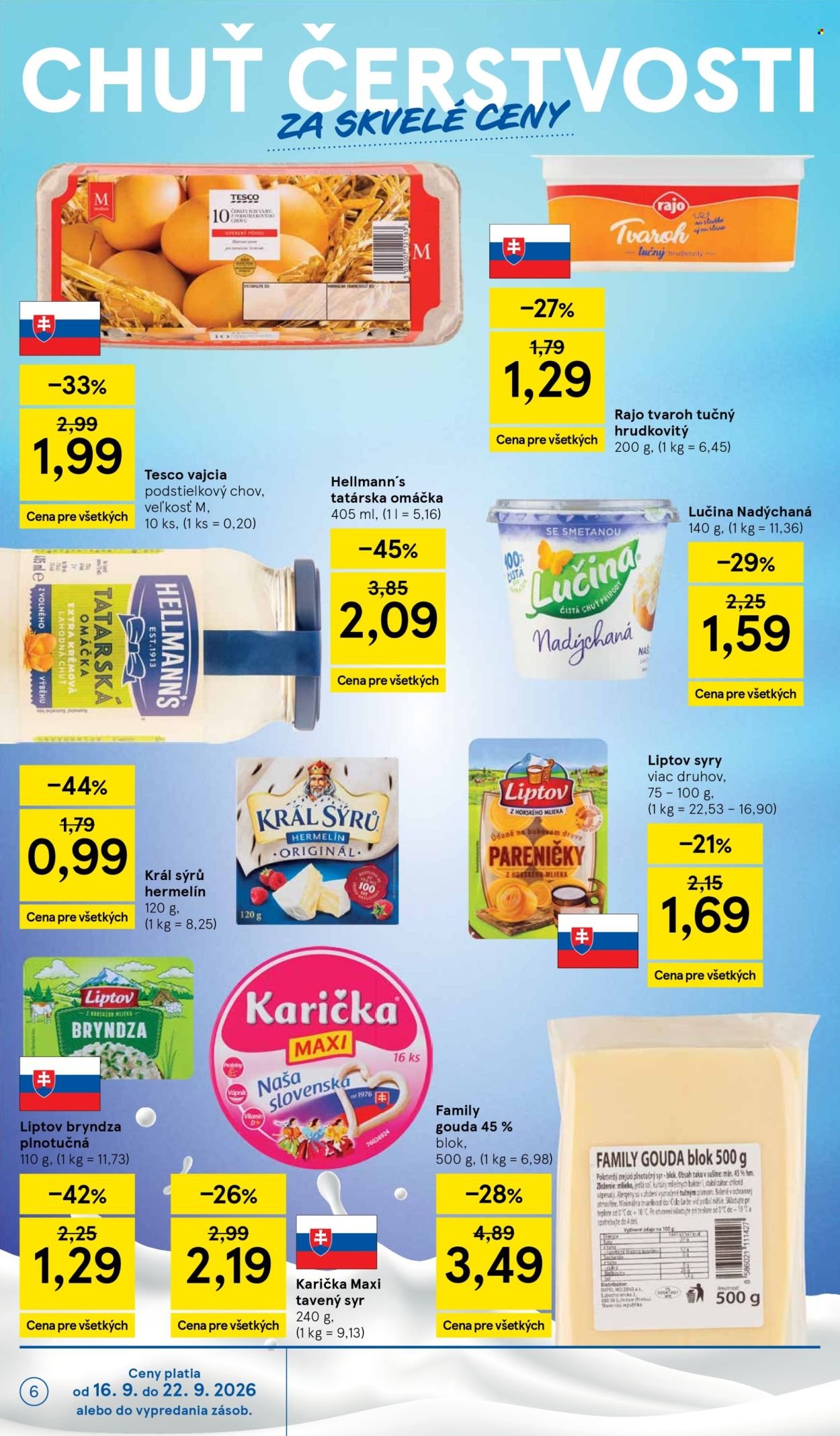 TESCO leták - Od stredy 16.9.2026