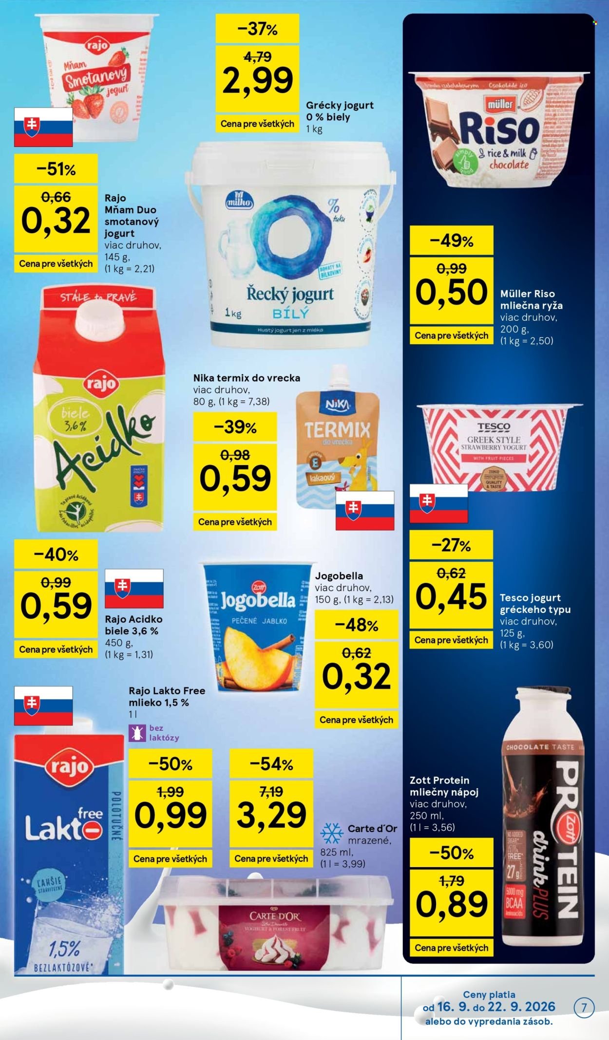 TESCO leták - Od stredy 16.9.2026