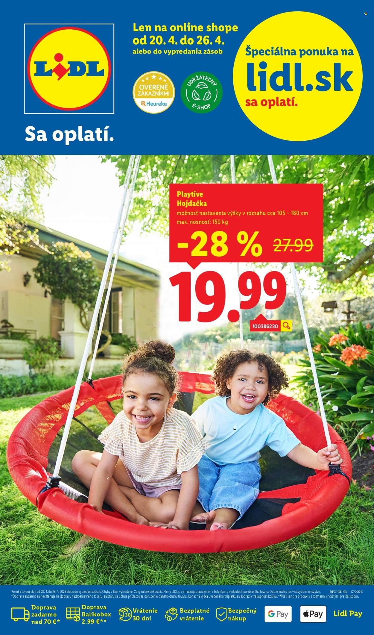 LIDL leták - Online magazín (2026-04-20 - 2026-04-26) | 1