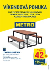 METRO leták - Víkendová ponuka NF