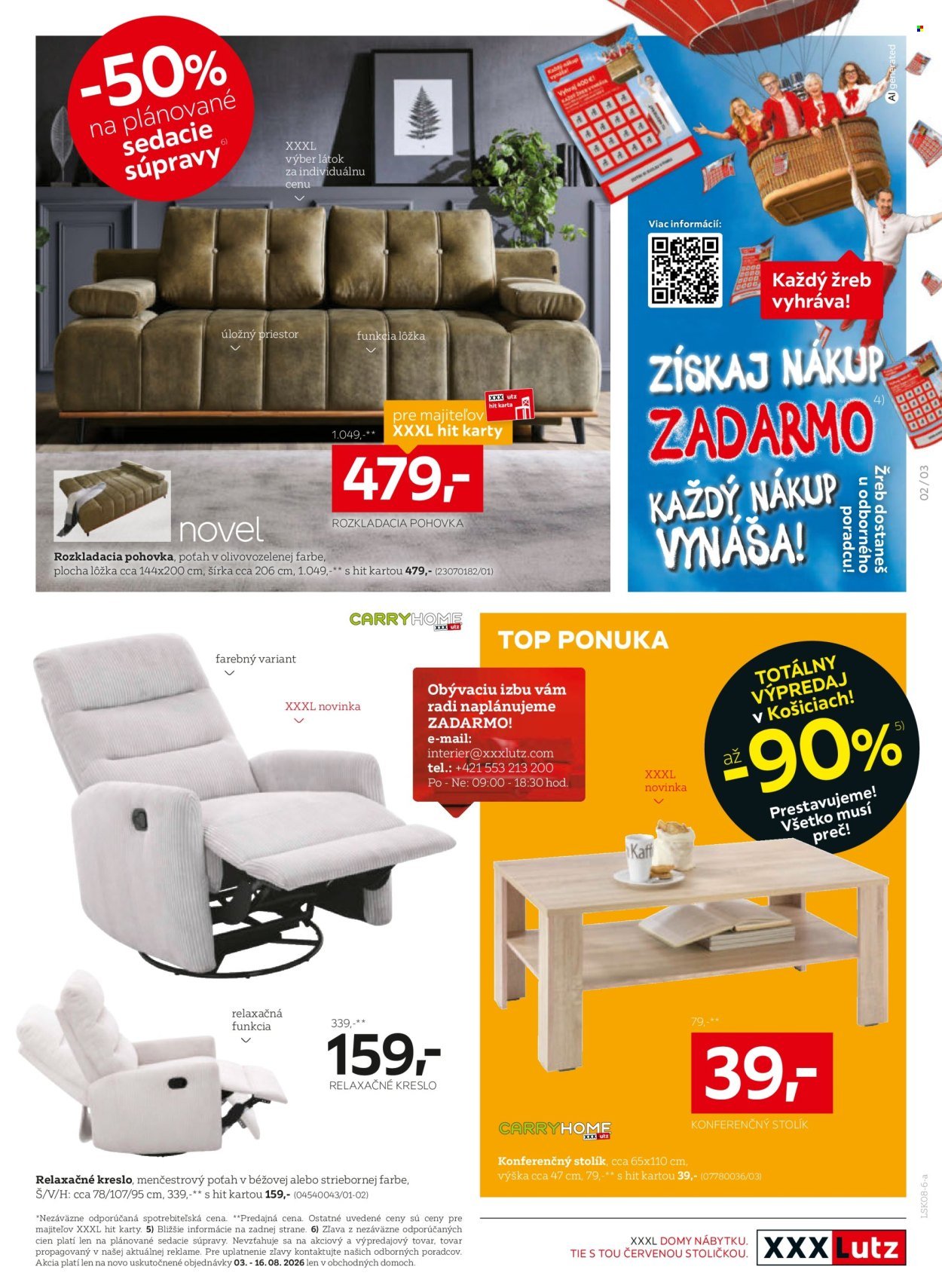 XXXLUTZ leták - Zľava 25% na takmer celý nákup