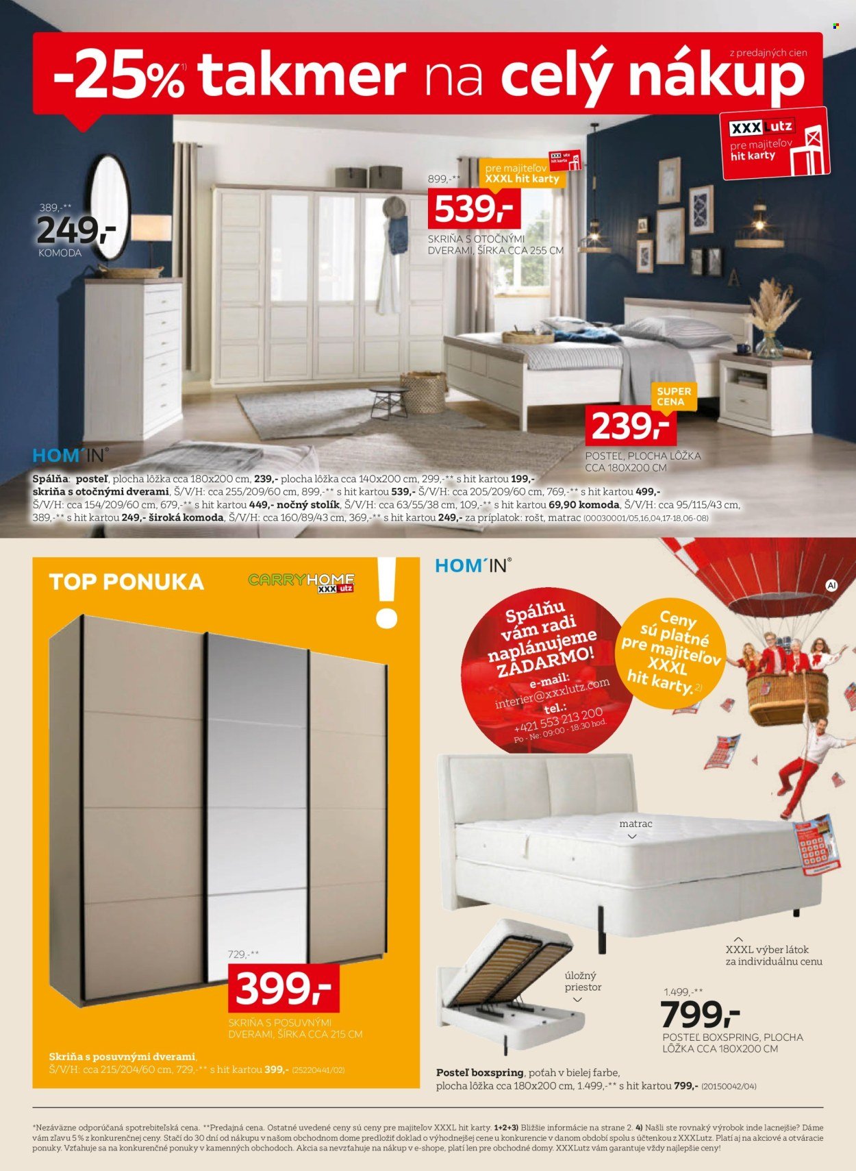 XXXLUTZ leták - Zľava 25% na takmer celý nákup