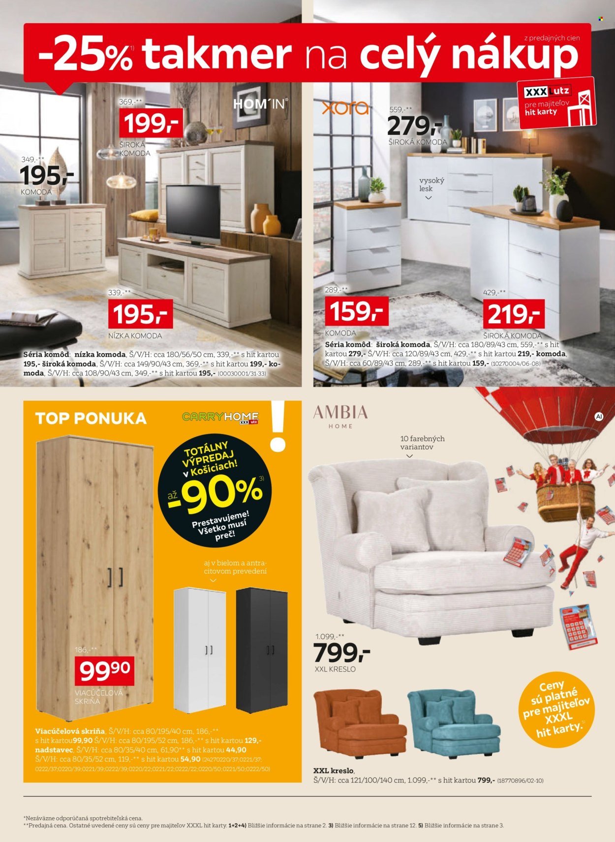XXXLUTZ leták - Zľava 25% na takmer celý nákup