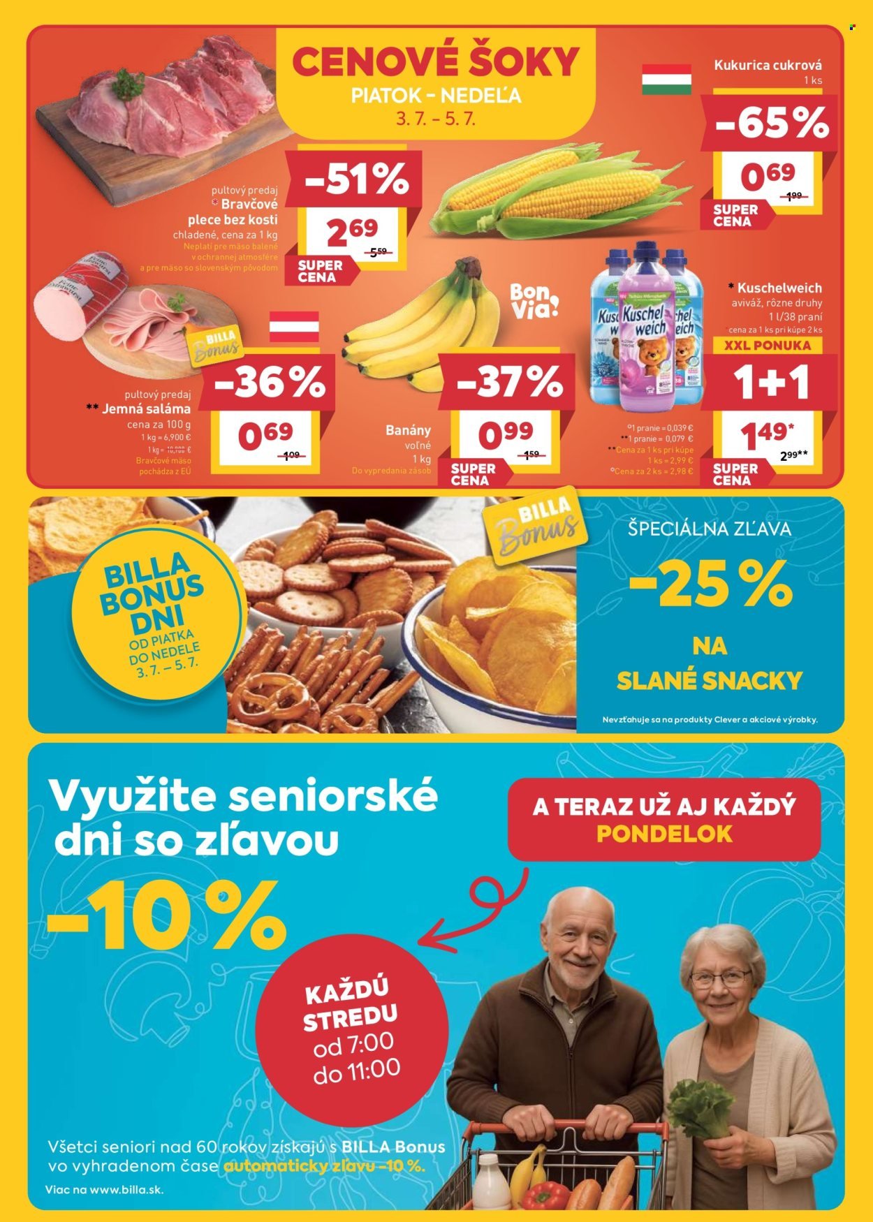 BILLA leták - Od stredy 1.7.2026