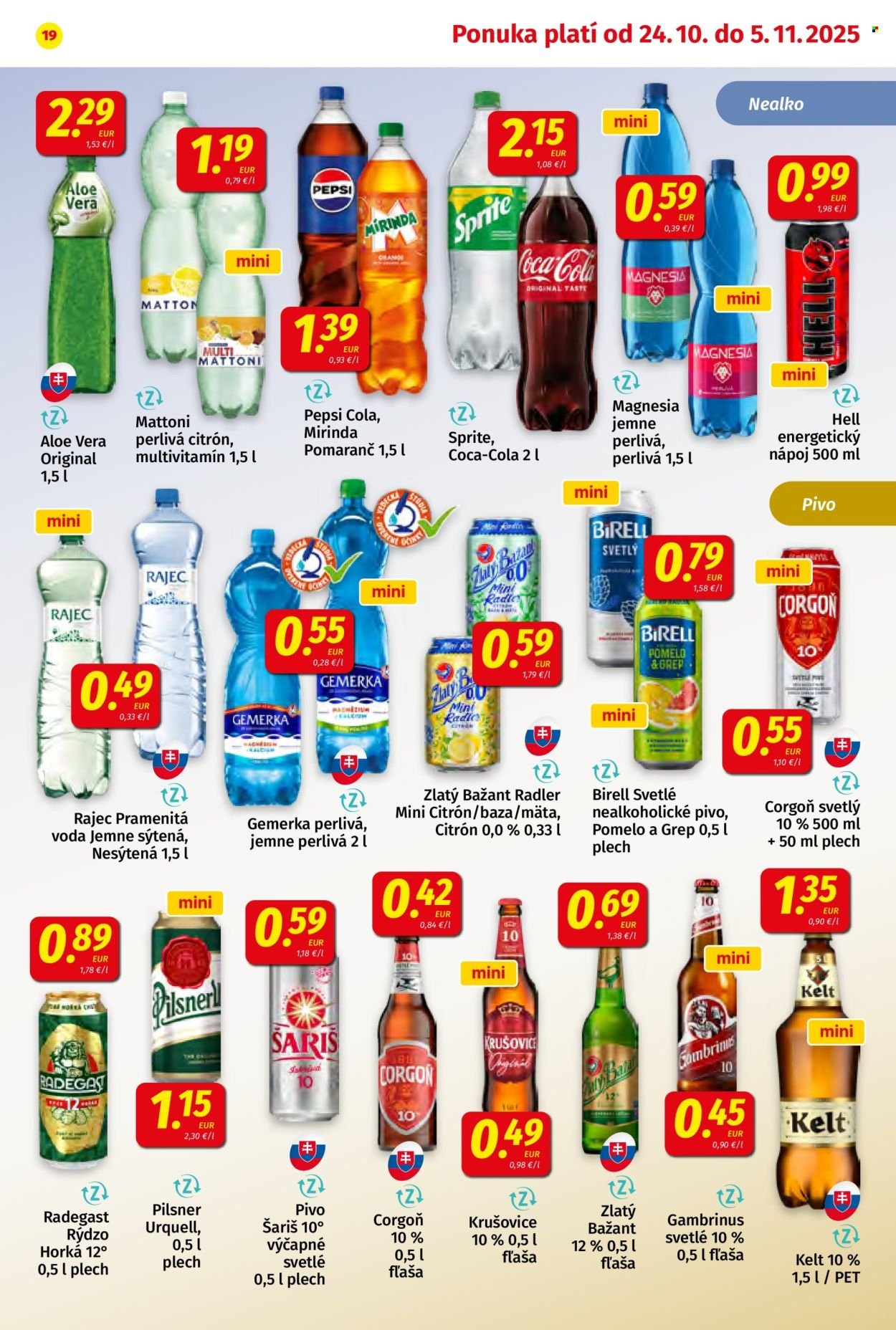 POTRAVINY KORUNA leták - Od piatka 24.10.2025 (2025-10-24 - 2025-11-05) | 19