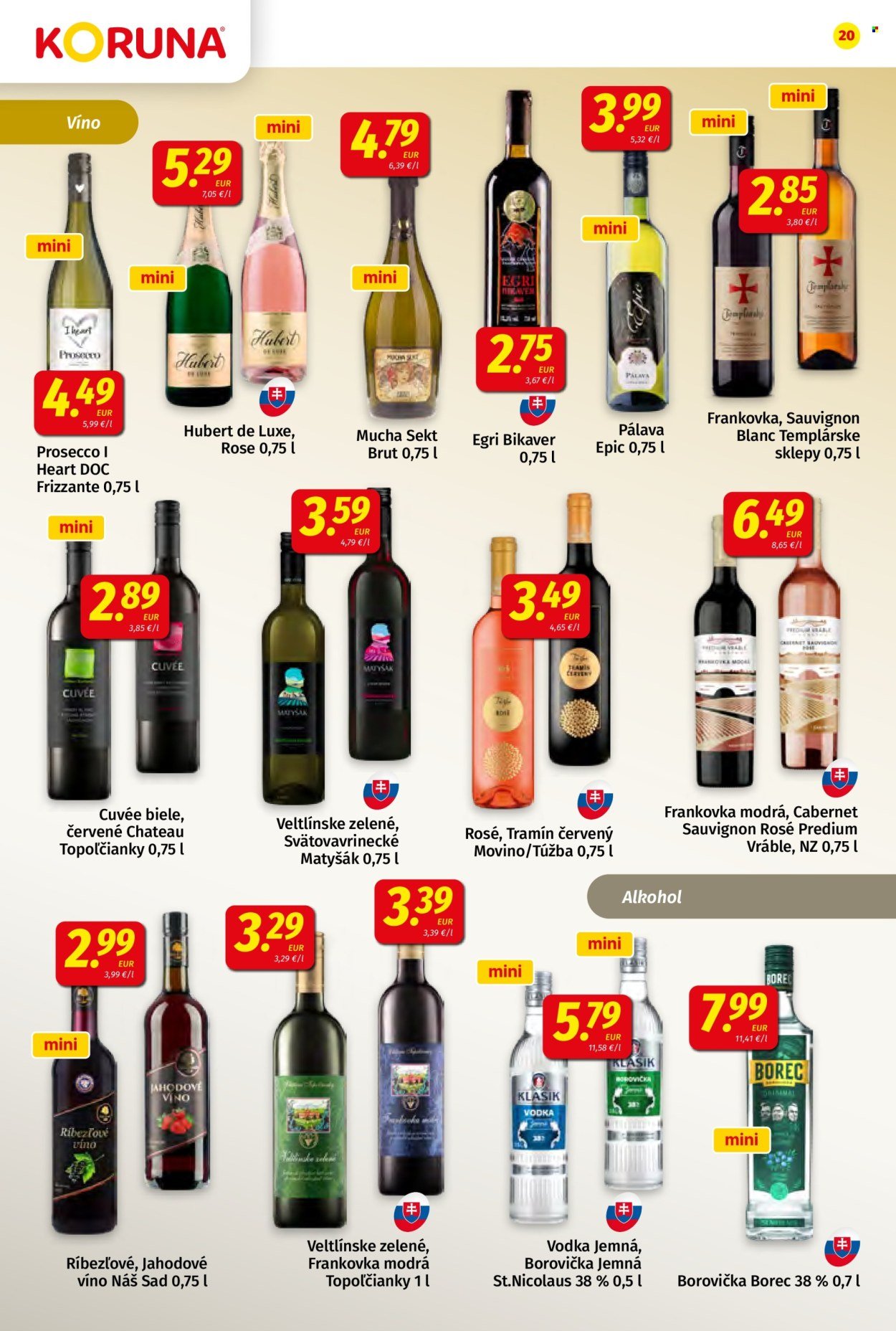 POTRAVINY KORUNA leták - Od piatka 24.10.2025 (2025-10-24 - 2025-11-05) | 20