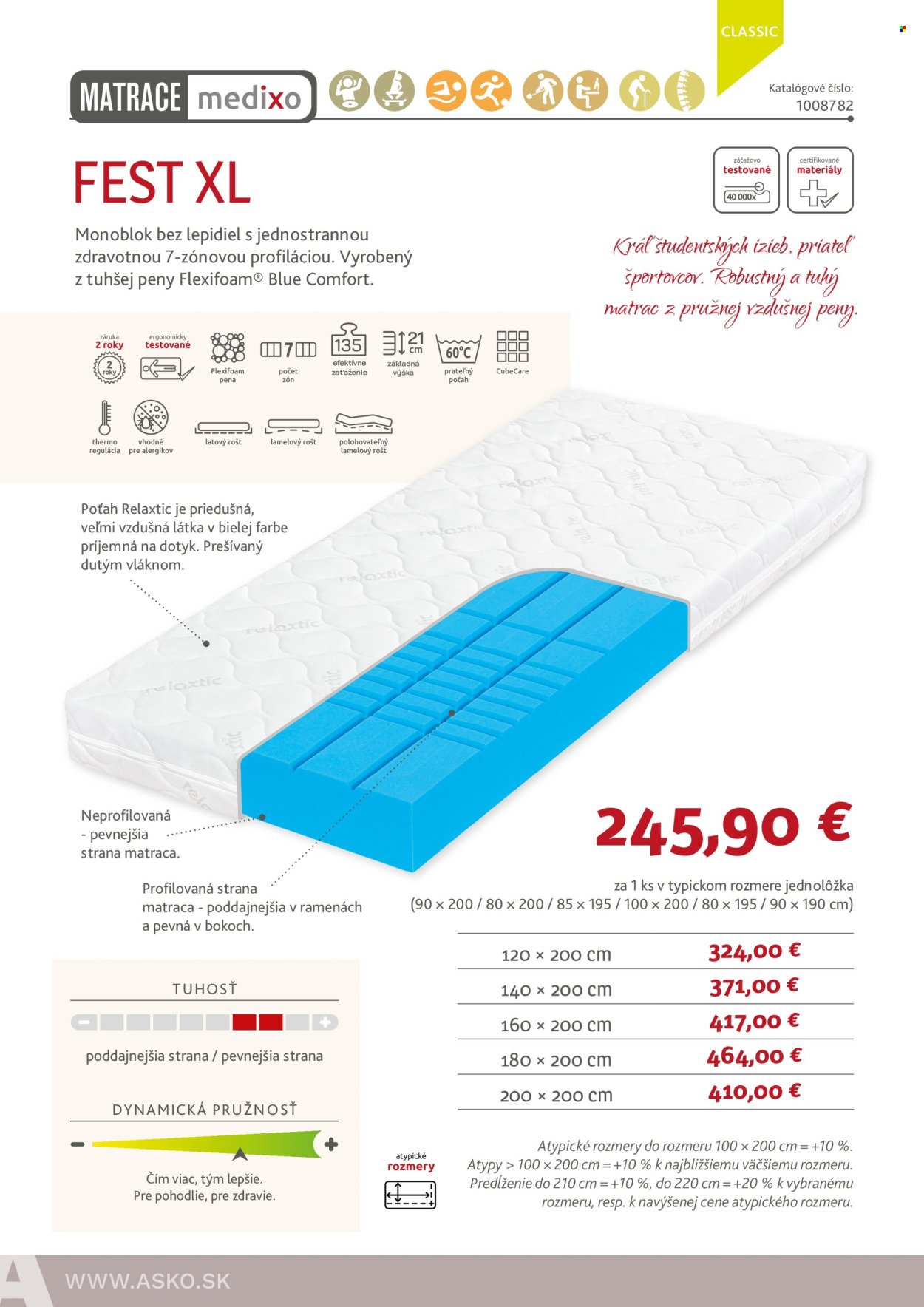 ASKO NÁBYTOK leták - Ponuka matracov (2025-03-19) | 34