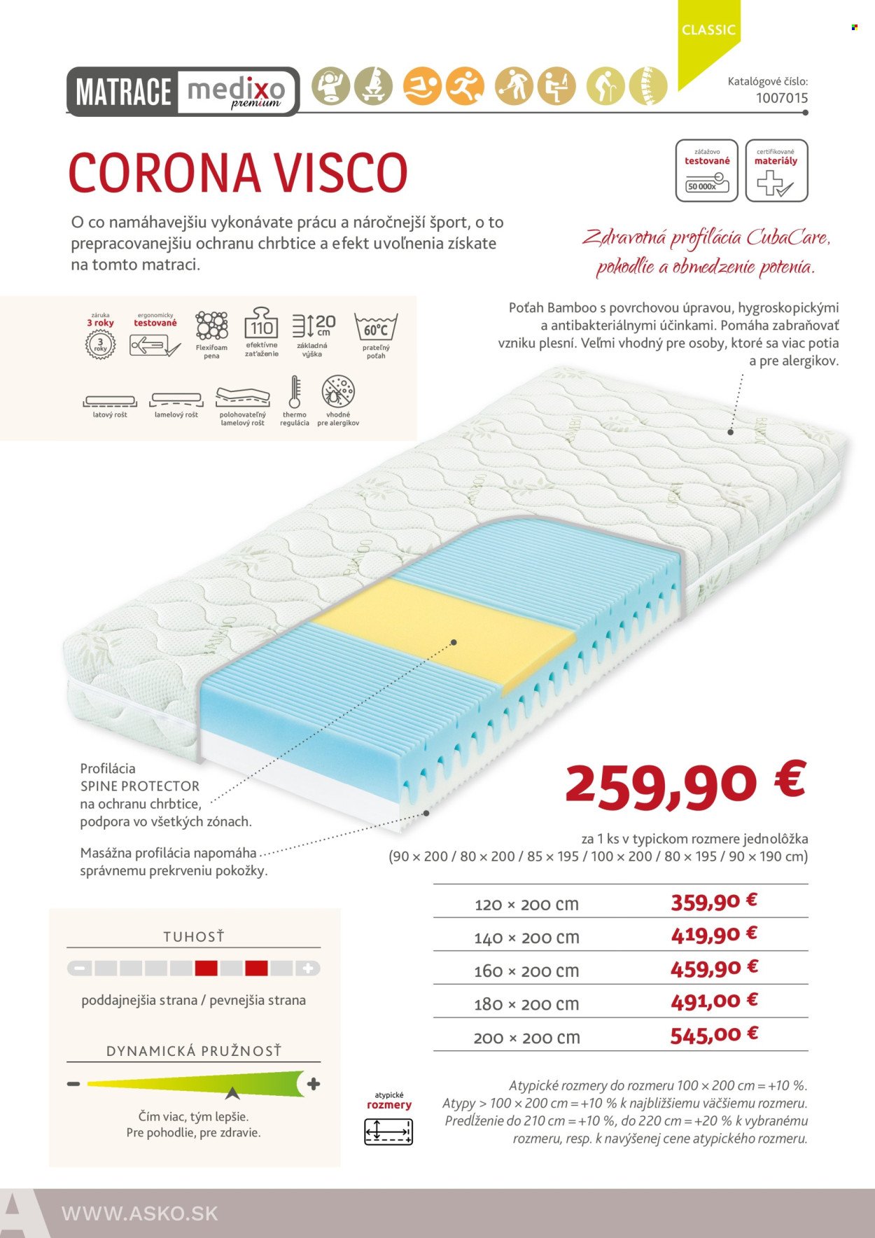 ASKO NÁBYTOK leták - Ponuka matracov (2025-03-19) | 36