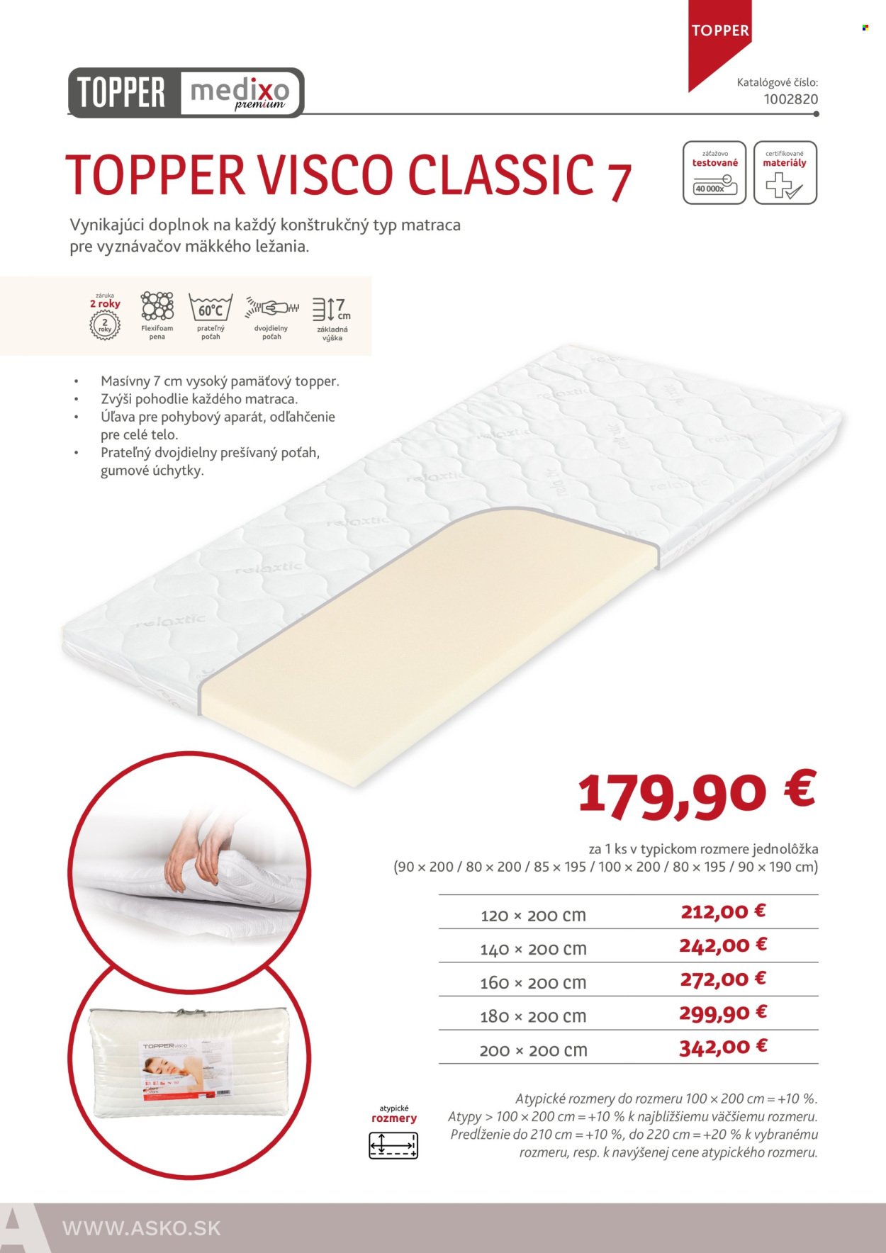 ASKO NÁBYTOK leták - Ponuka matracov (2025-03-19) | 46