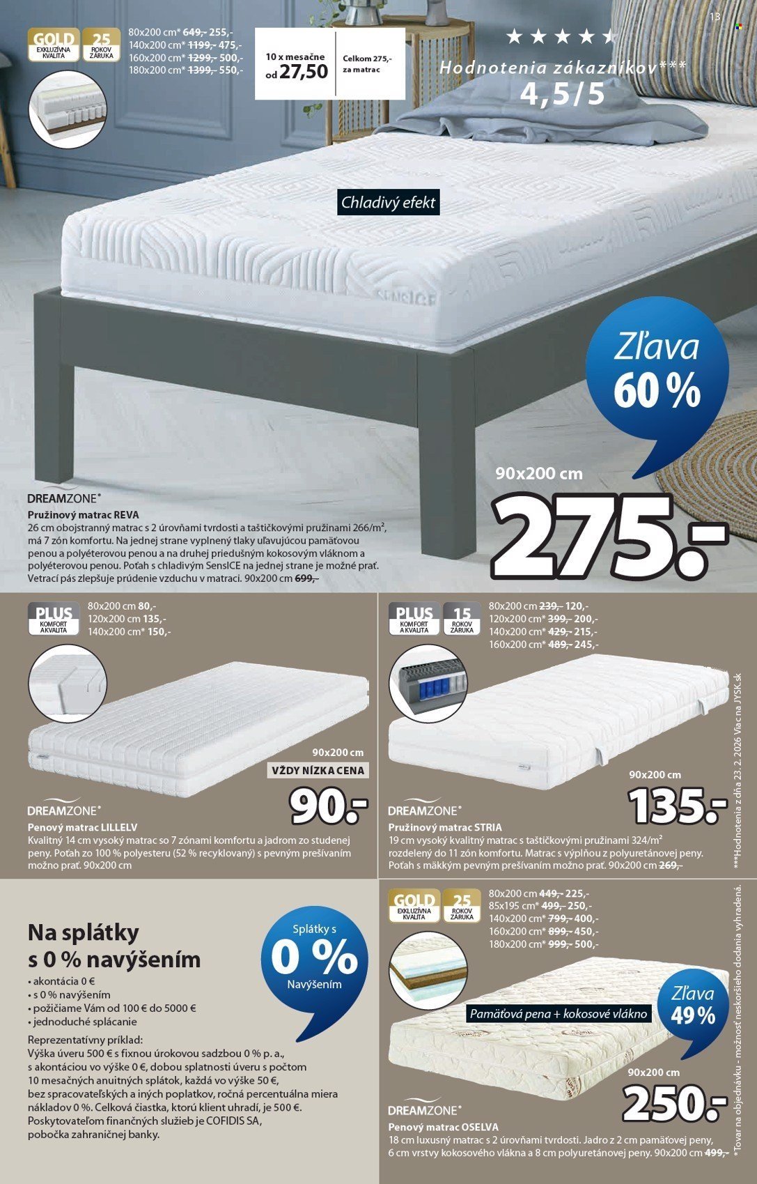 JYSK leták - Od stredy 15.4.2026 (2026-04-15 - 2026-06-26) | 14