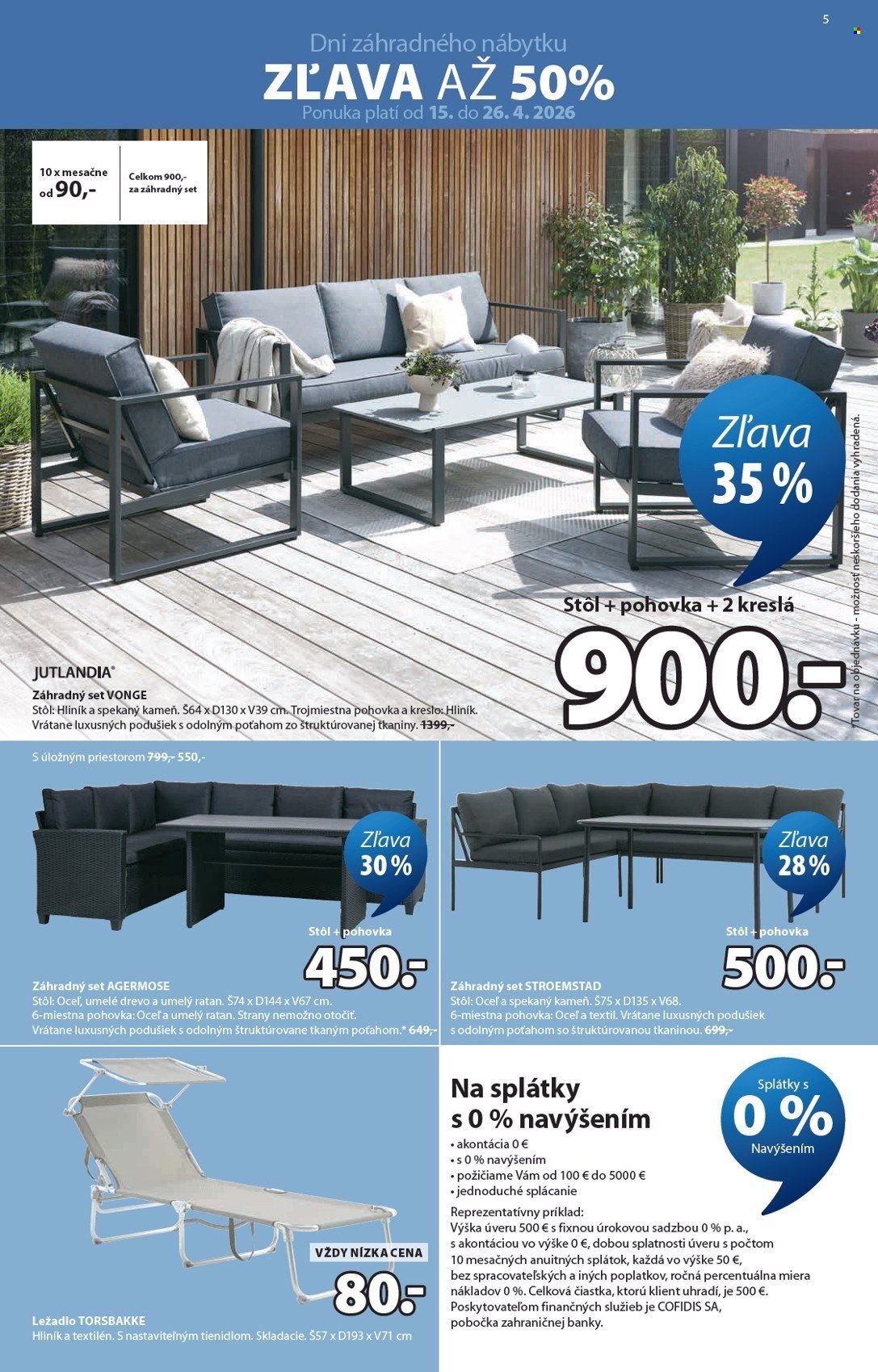 JYSK leták - Od stredy 15.4.2026 (2026-04-15 - 2026-06-26) | 6