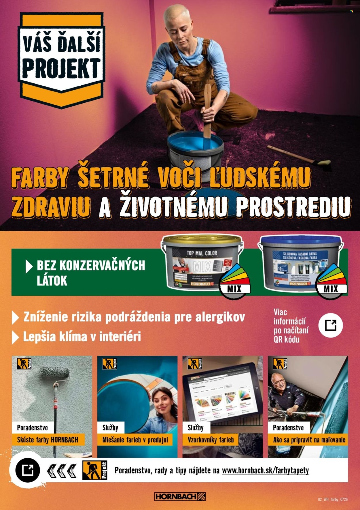 HORNBACH leták - Váš ďalší projekt - Miešanie farieb