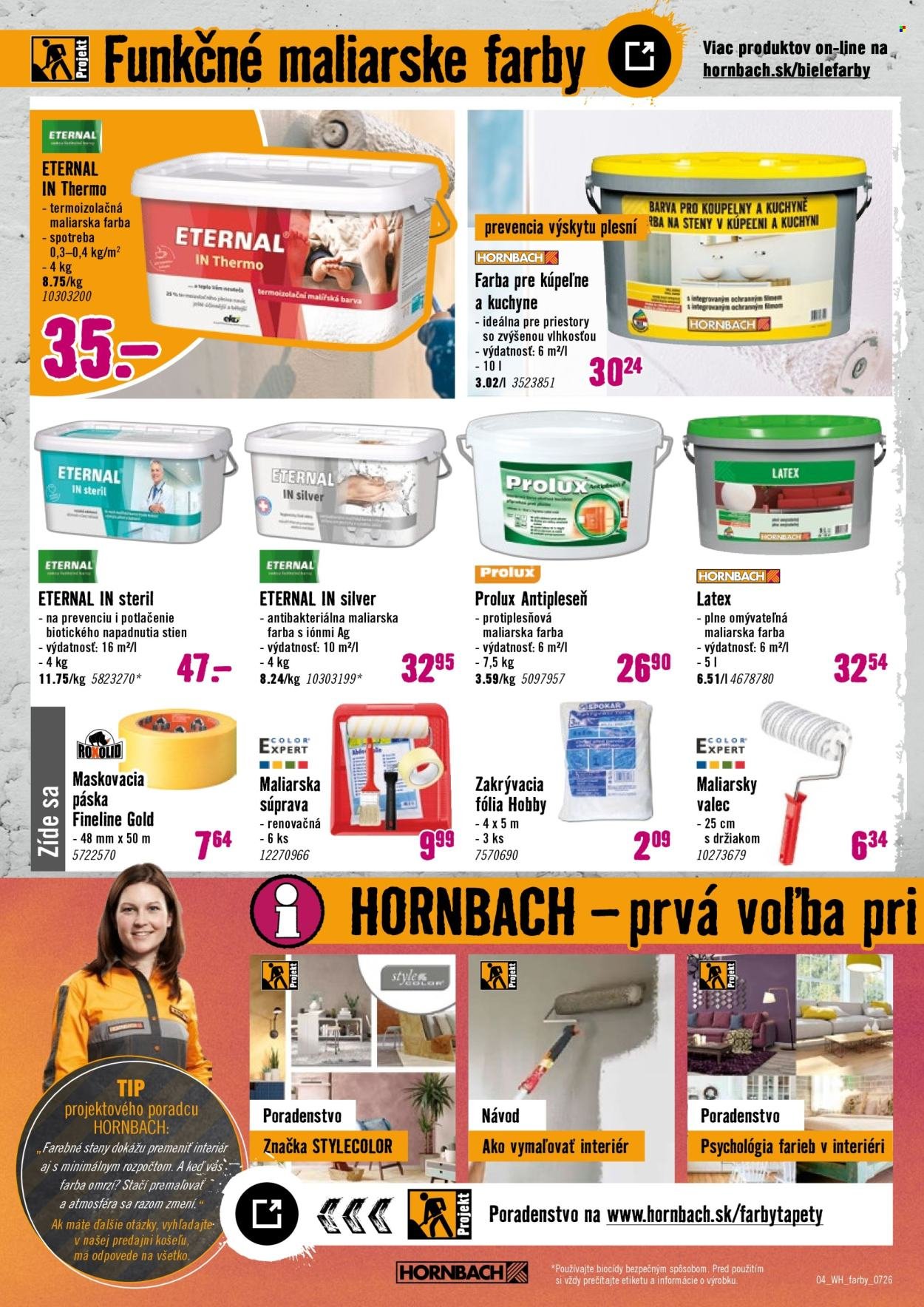 HORNBACH leták - Váš ďalší projekt - Miešanie farieb