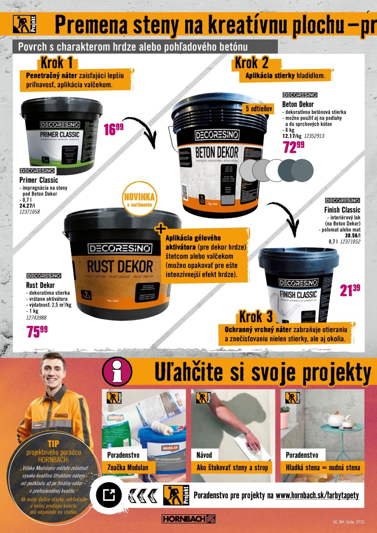HORNBACH leták - Váš ďalší projekt - Miešanie farieb