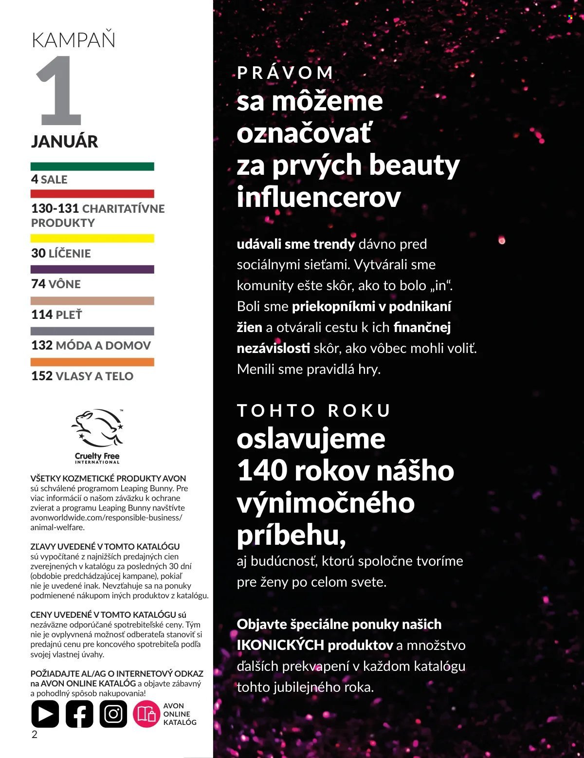 AVON leták - Kampaň 1 (2026-01-01 - 2026-01-31) | 2