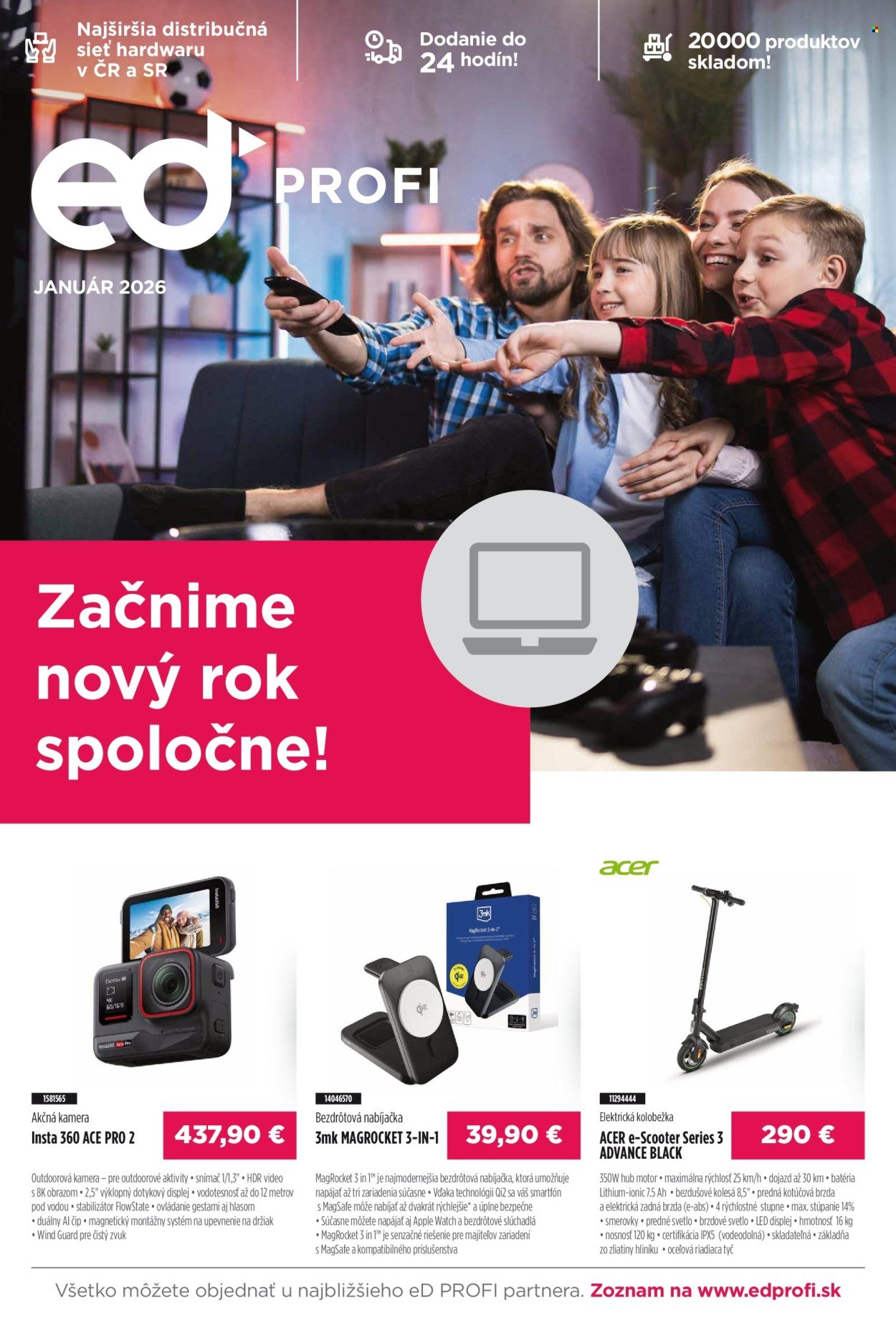 ED PROFI leták - Od štvrtka 1.1.2026 (2026-01-01 - 2026-01-31) | 1