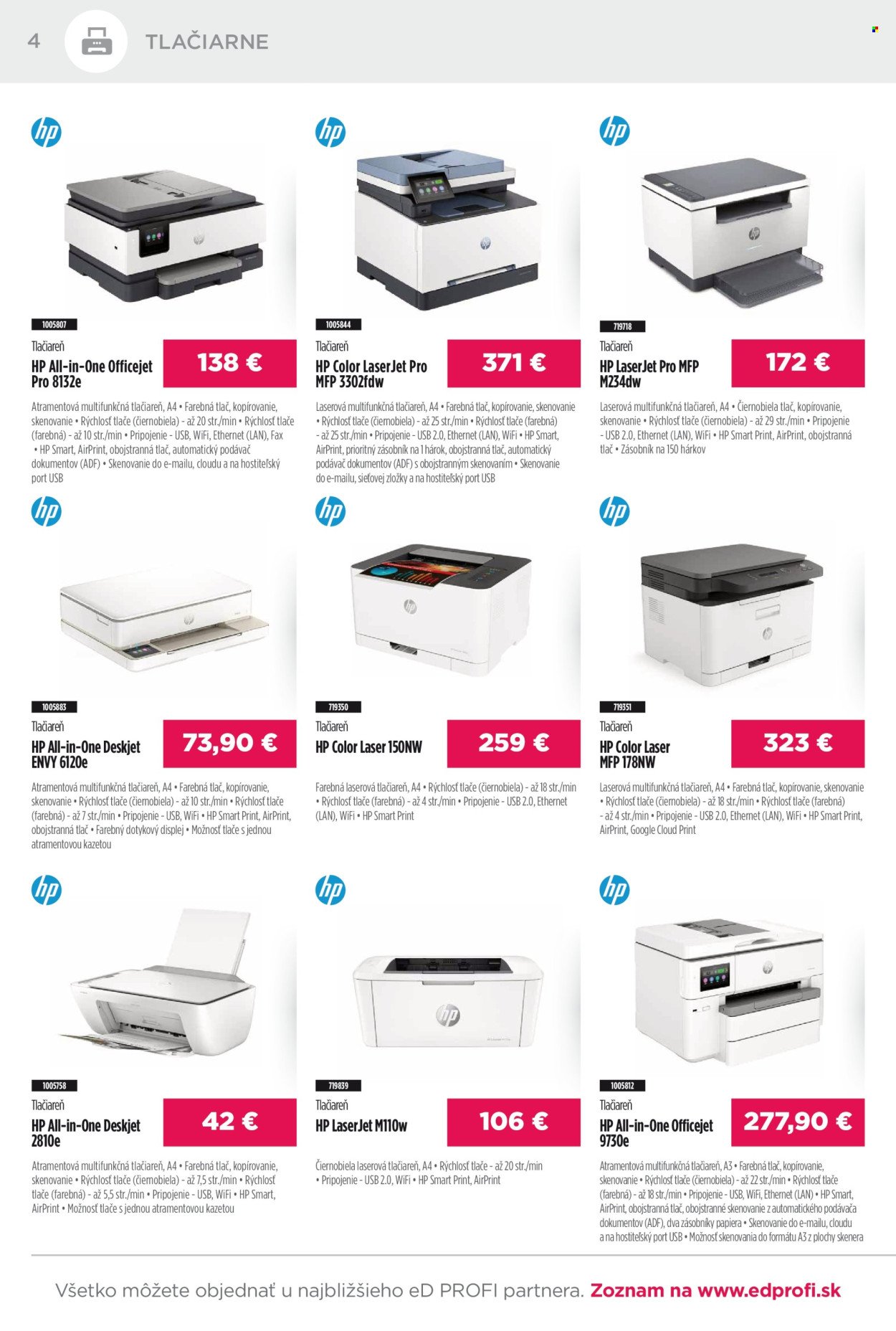 ED PROFI leták - Od štvrtka 1.1.2026 (2026-01-01 - 2026-01-31) | 4