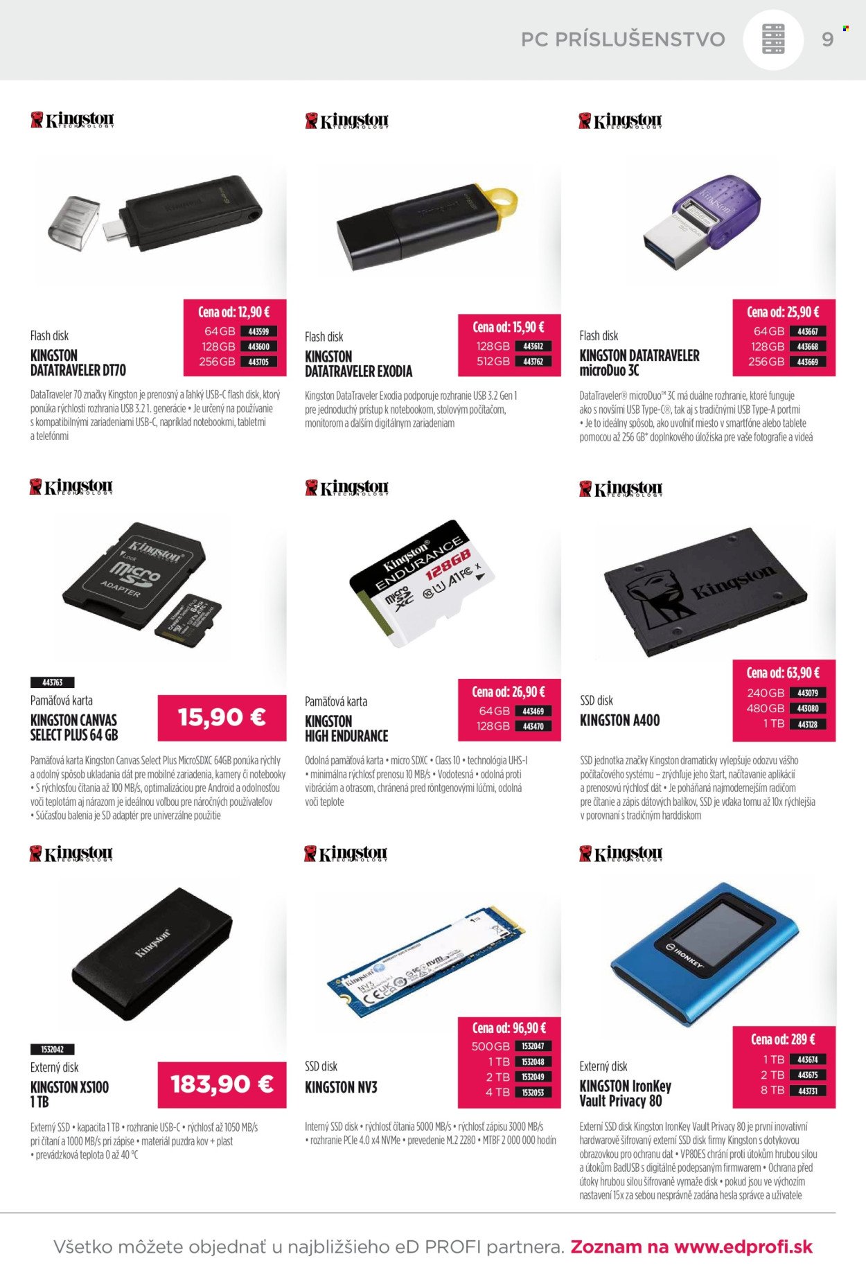ED PROFI leták - Od štvrtka 1.1.2026 (2026-01-01 - 2026-01-31) | 9