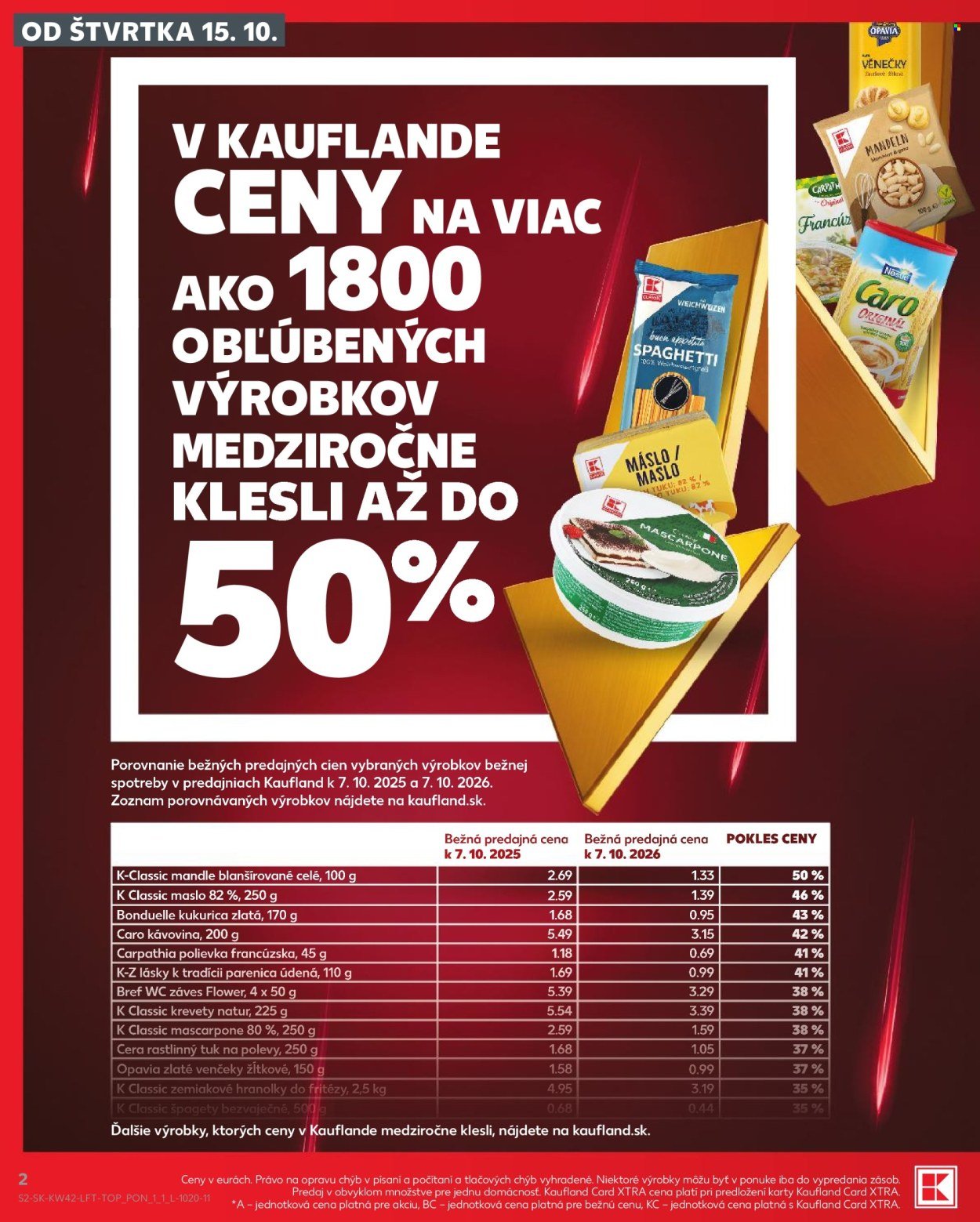 KAUFLAND leták - Od štvrtka 15.10.2026