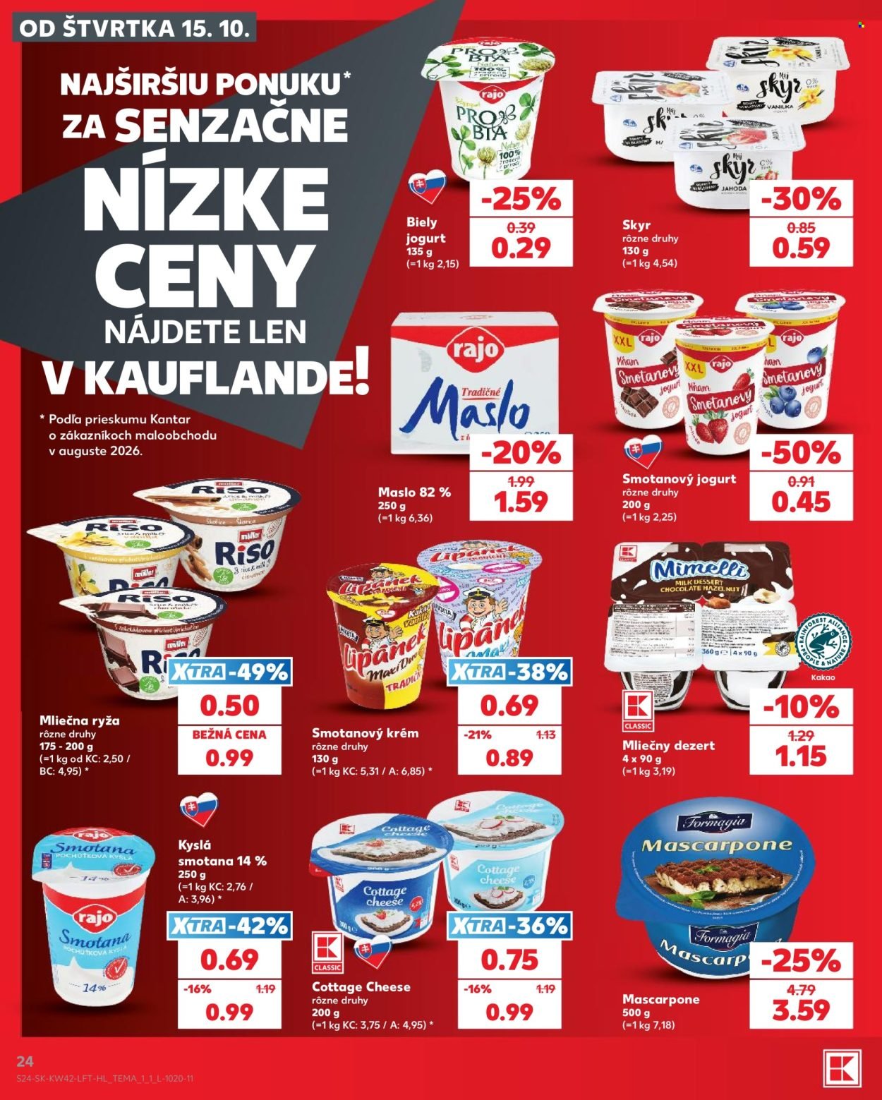 KAUFLAND leták - Od štvrtka 15.10.2026