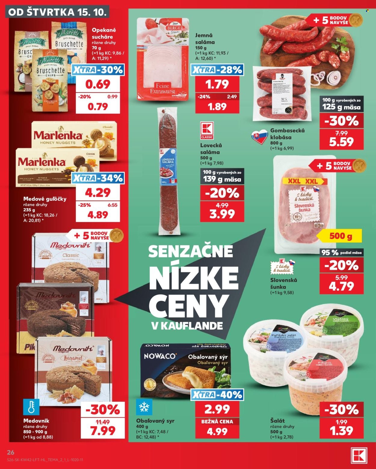 KAUFLAND leták - Od štvrtka 15.10.2026