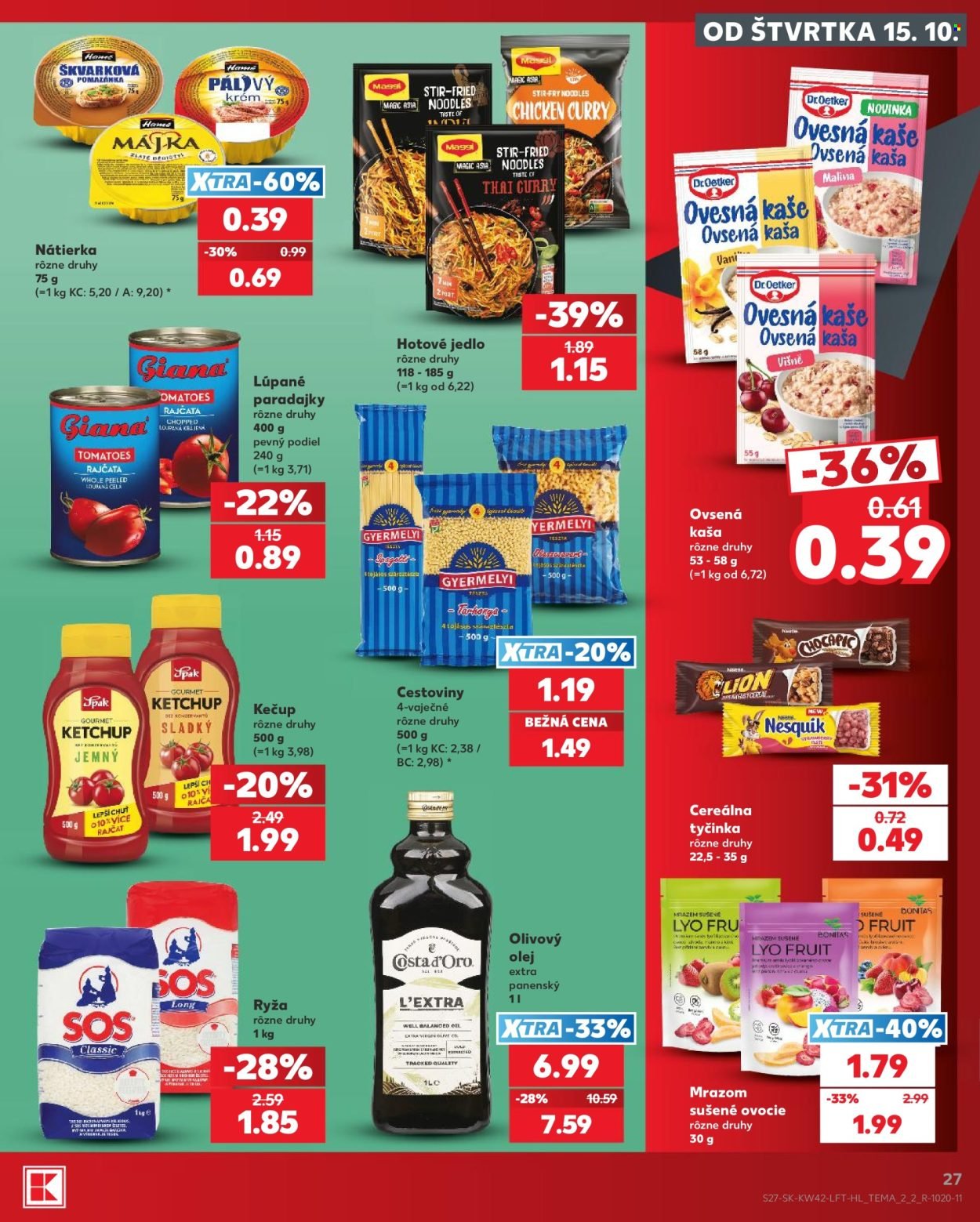 KAUFLAND leták - Od štvrtka 15.10.2026