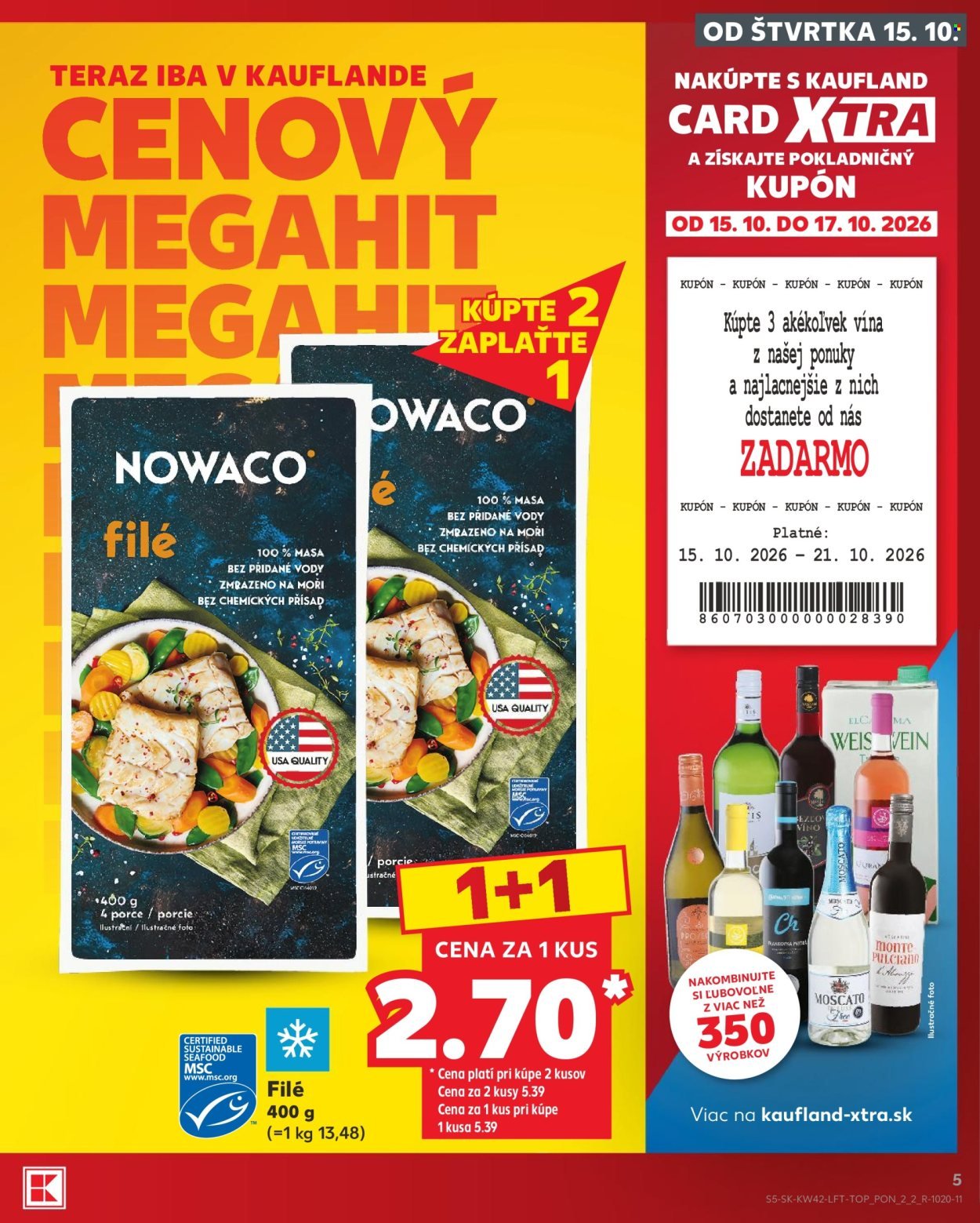 KAUFLAND leták - Od štvrtka 15.10.2026