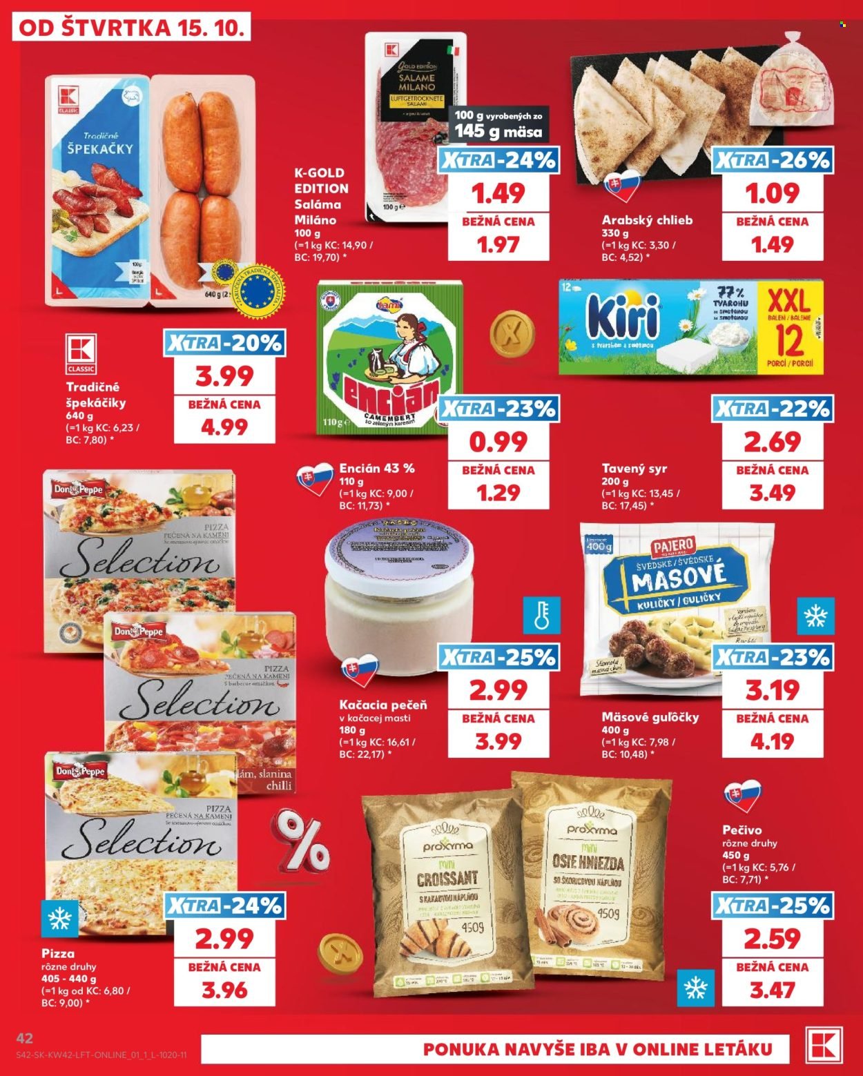 KAUFLAND leták - Od štvrtka 15.10.2026