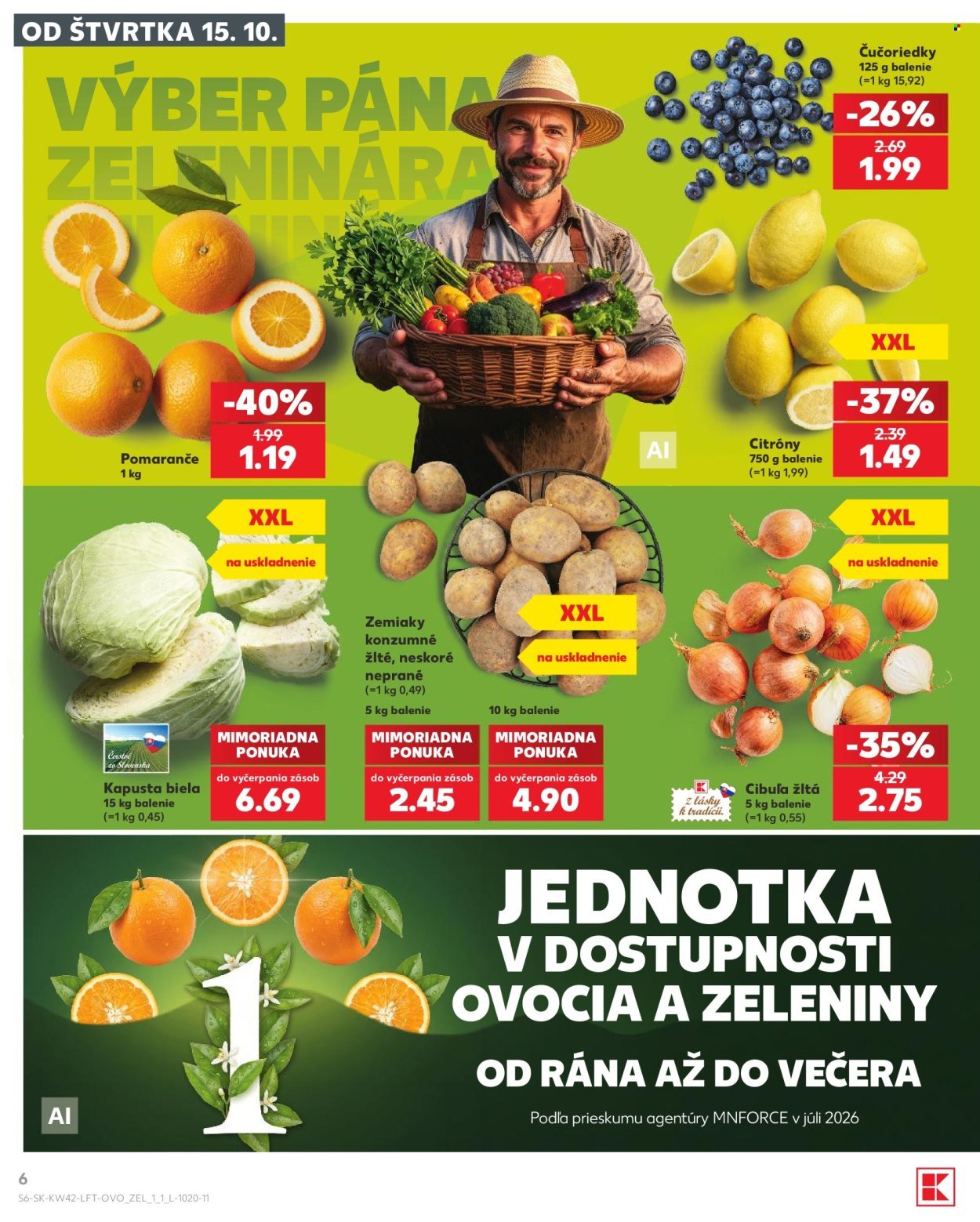 KAUFLAND leták - Od štvrtka 15.10.2026