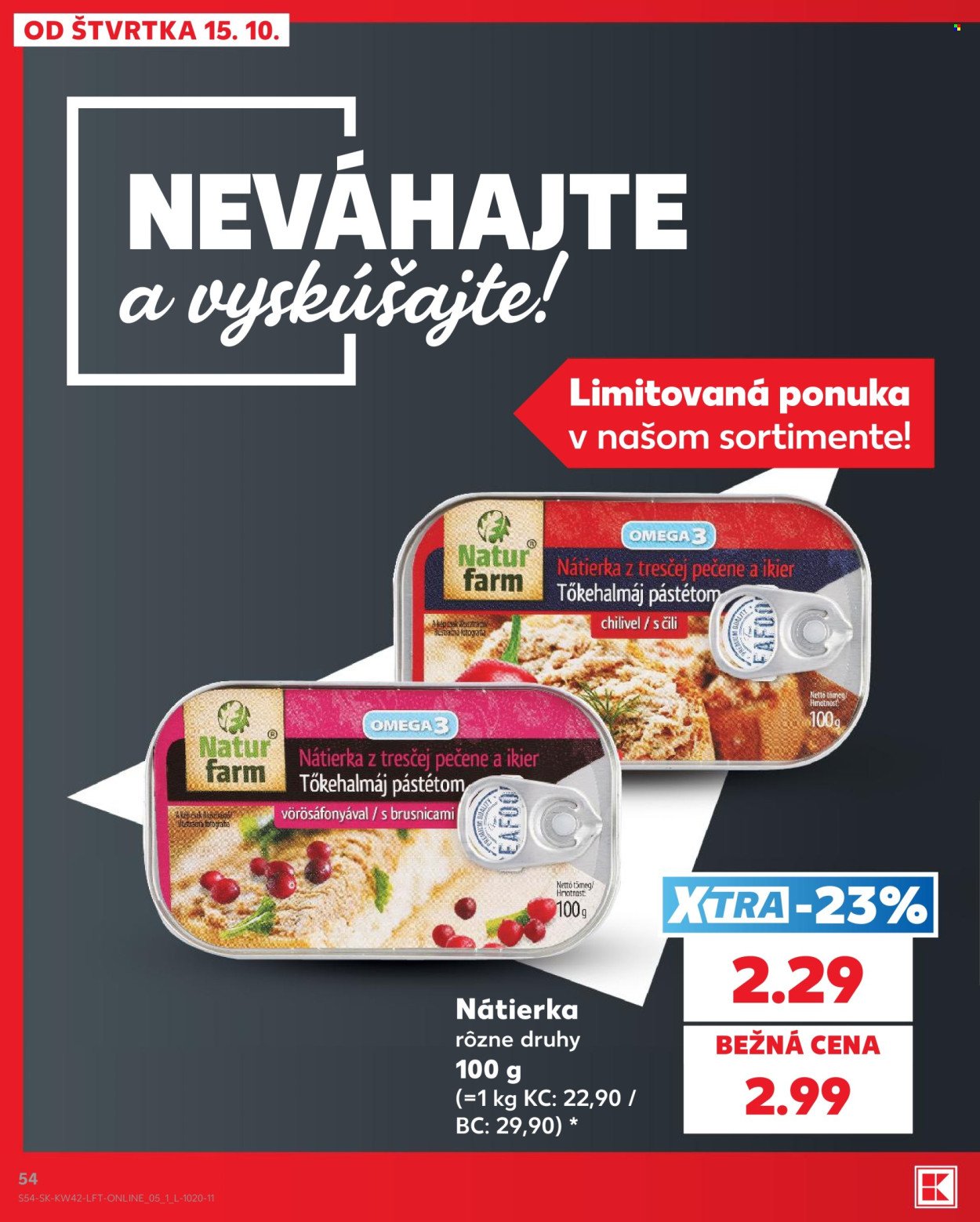 KAUFLAND leták - Od štvrtka 15.10.2026