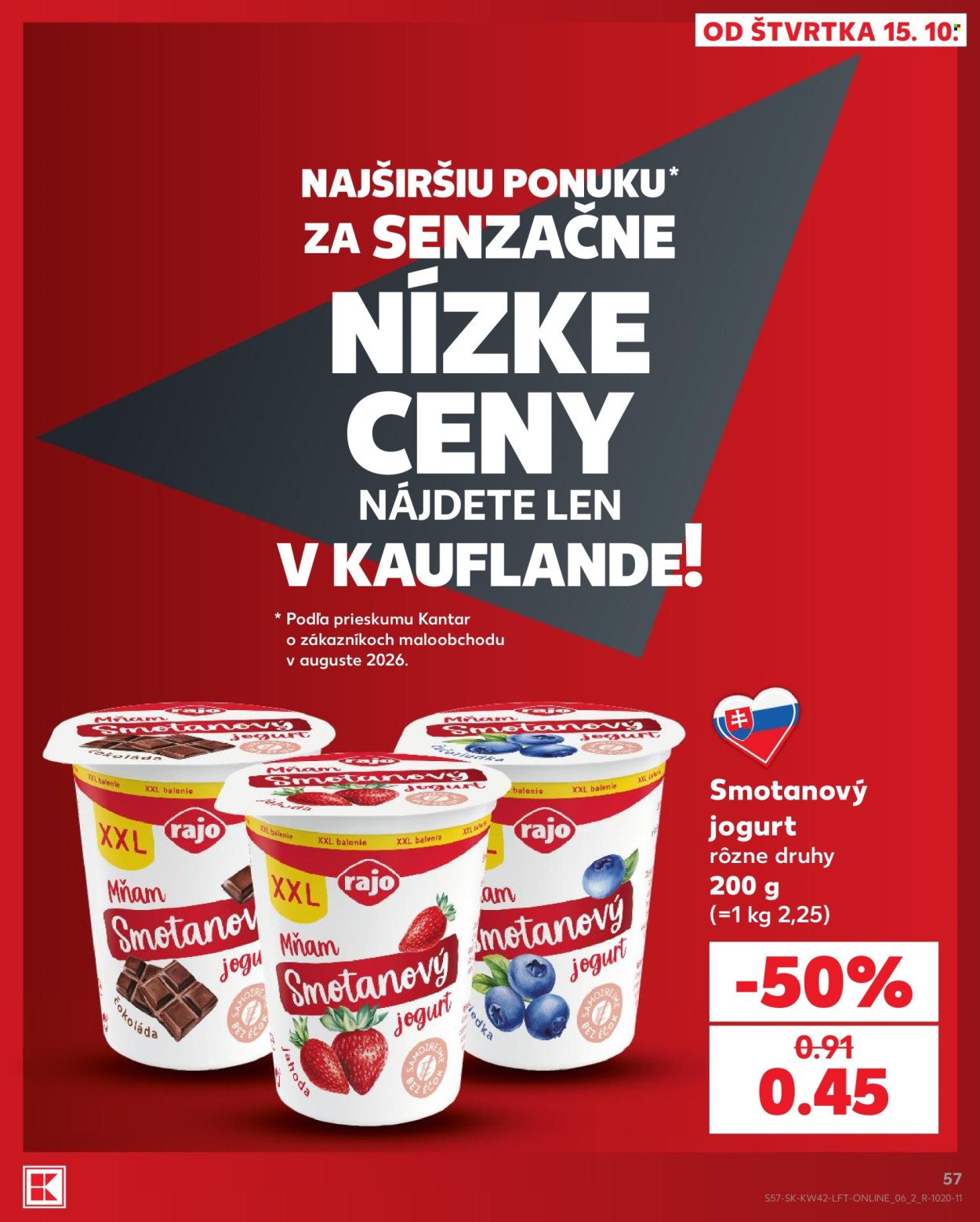 KAUFLAND leták - Od štvrtka 15.10.2026