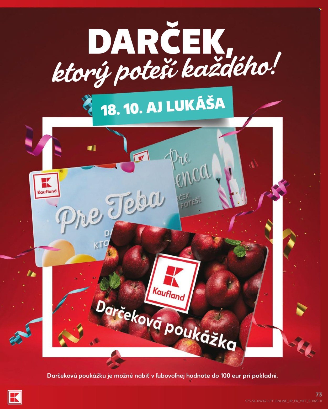 KAUFLAND leták - Od štvrtka 15.10.2026